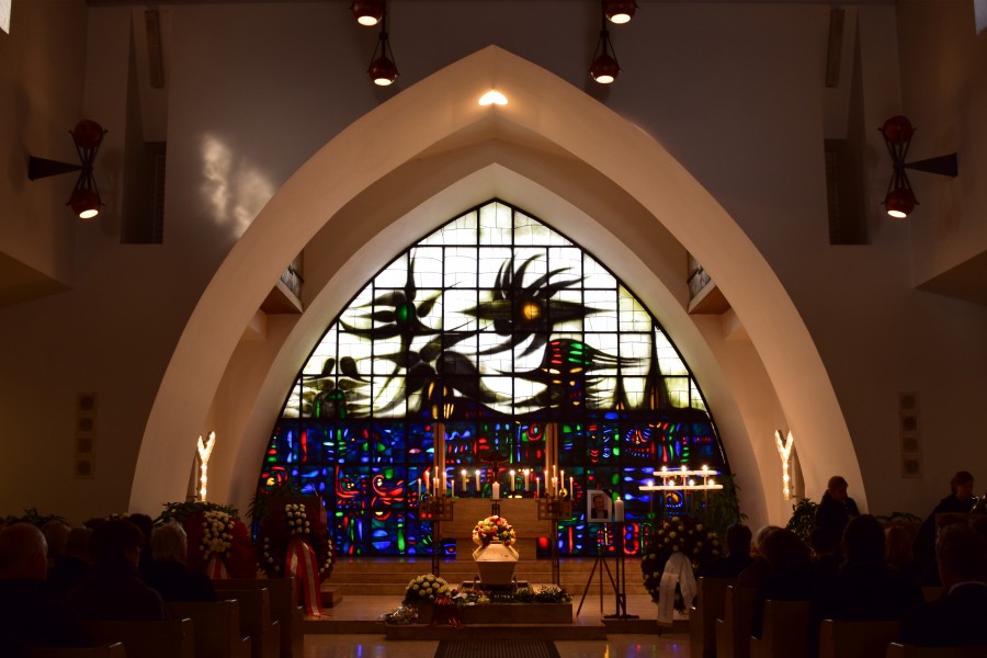 Verabschiedung von Friedrich Zawrel in der Feuerhalle Simmering