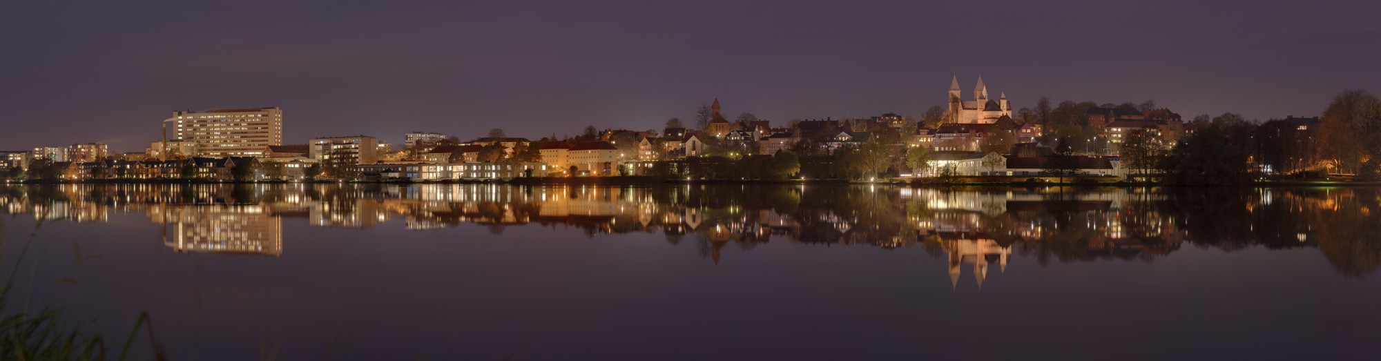 Viborg by night 2014-11-04 exposure fused