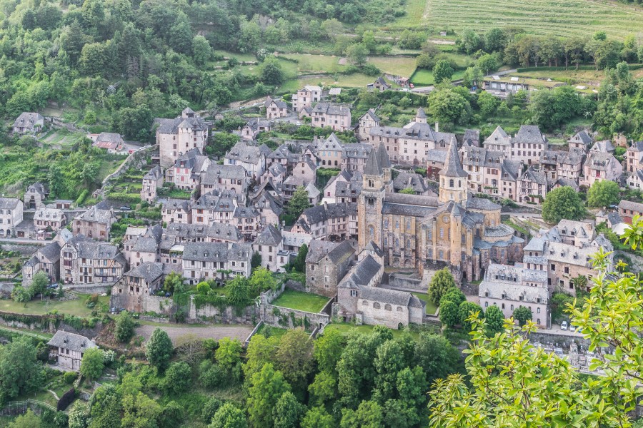 View of Conques 02