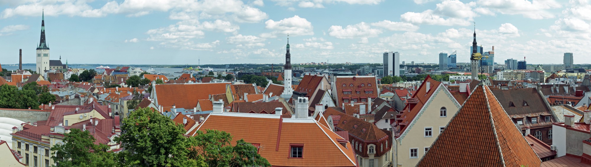 View of Tallinn old town 1