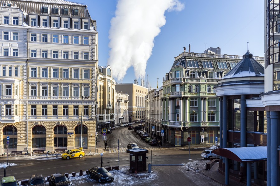 View to Sadovnicheskaya Street in MSK