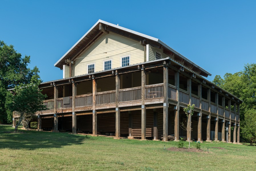 Visitor Center, Musgrove Mill State Historic Site, Northeast view 20160702 1