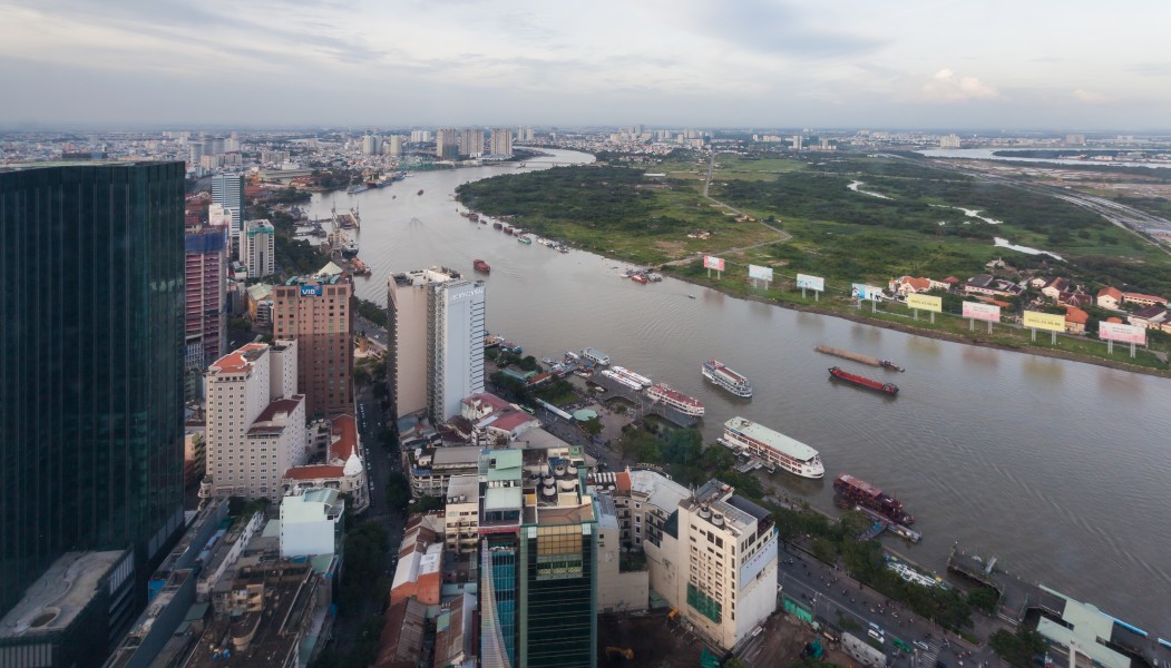 Vista de Ciudad Ho Chi Minh desde Bitexco Financial Tower, Vietnam, 2013-08-14, DD 04