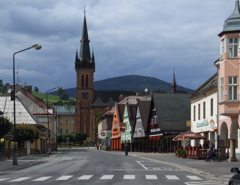 Vrchlabí - ulice Krkonošská