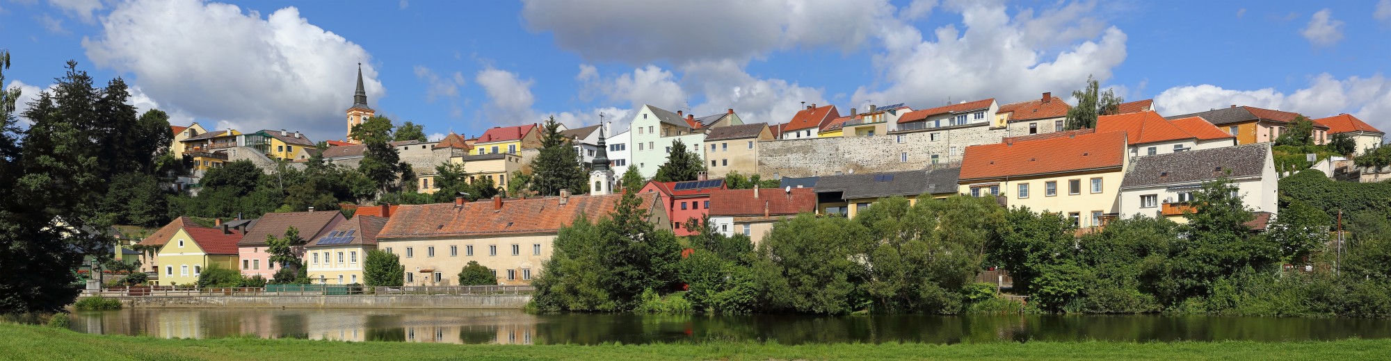 Waidhofen an der Thaya - Thayaufer Pano 2017