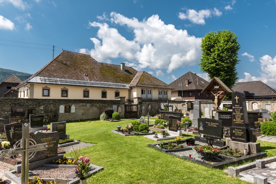 Weitensfeld Altenmarkt Wehrfriedhof SW-Ecke mit Kruzifix 13062017 9365