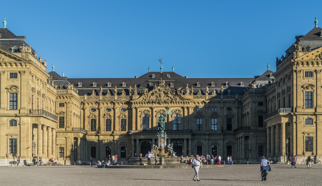 West facade of the Wurzburg Residence 08