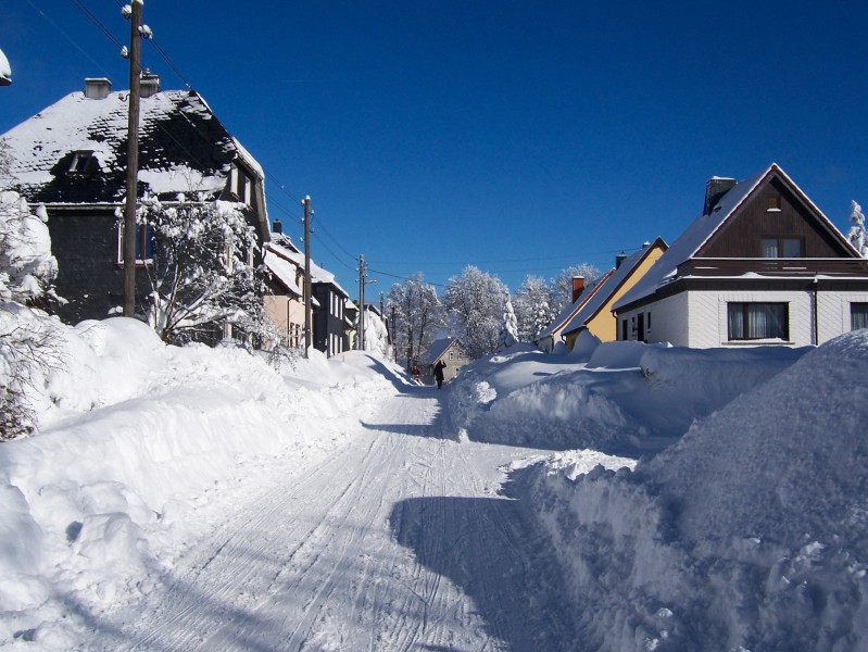 Winter in Schmiedefeld am Rennsteig