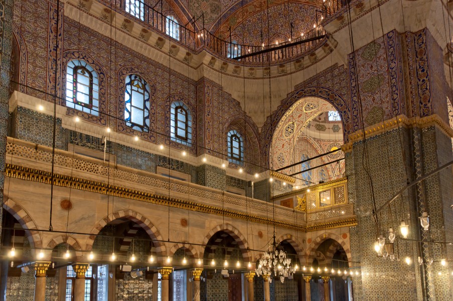 Yeni Camii Istanbul interior view