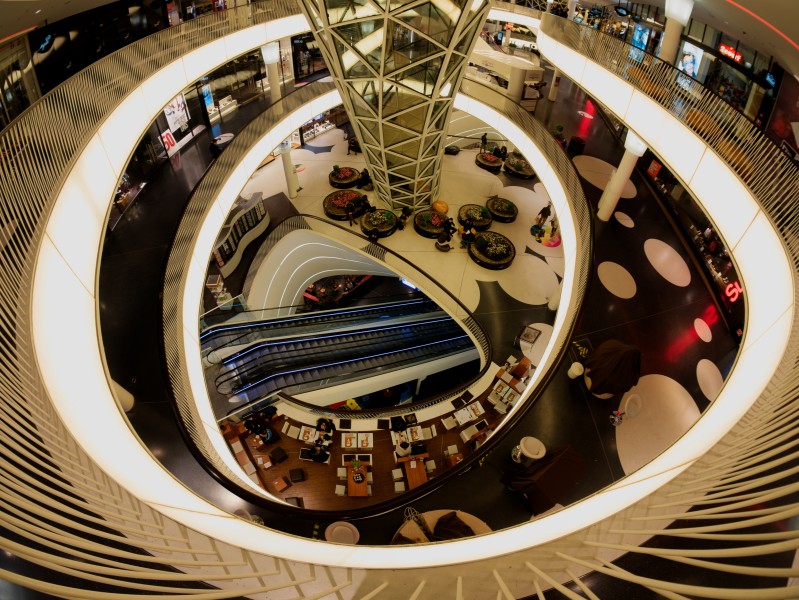 Zeil-Gallery-MyZeil-staircase- with-escalators-in-Frankfurt-am-Main-P1330167N