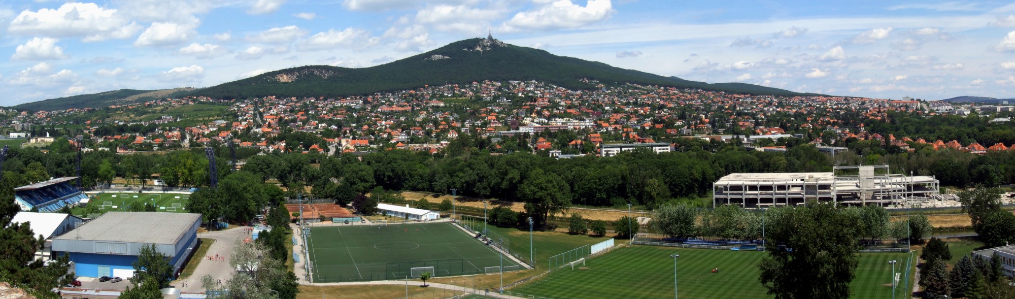 Zobor - pohled z hradu
