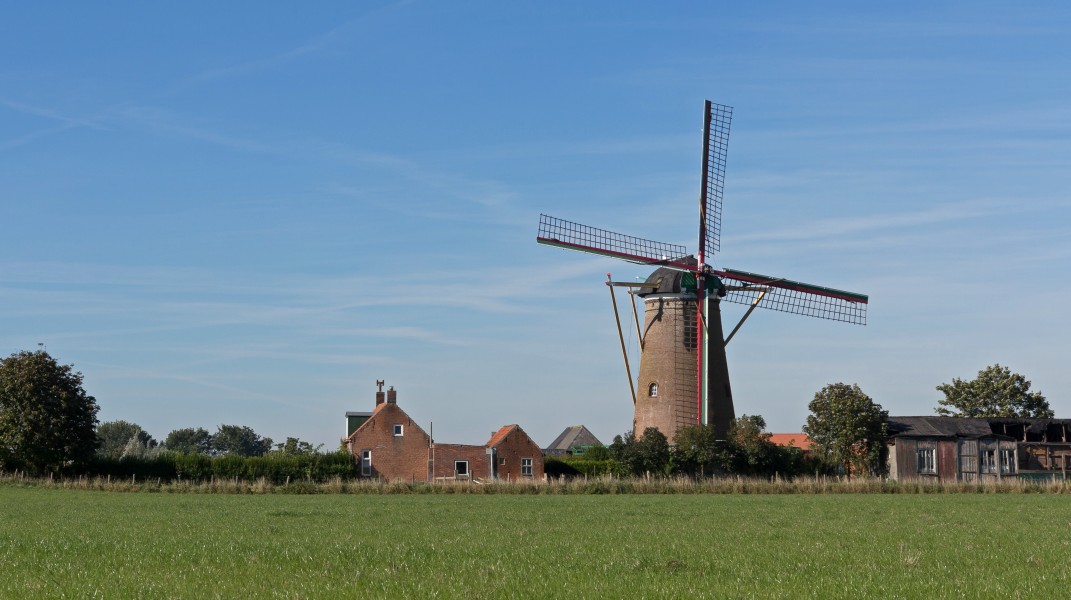 Zuidzande, de Zuidzandese molen RM31549 foto6 2015-09-29 11.39