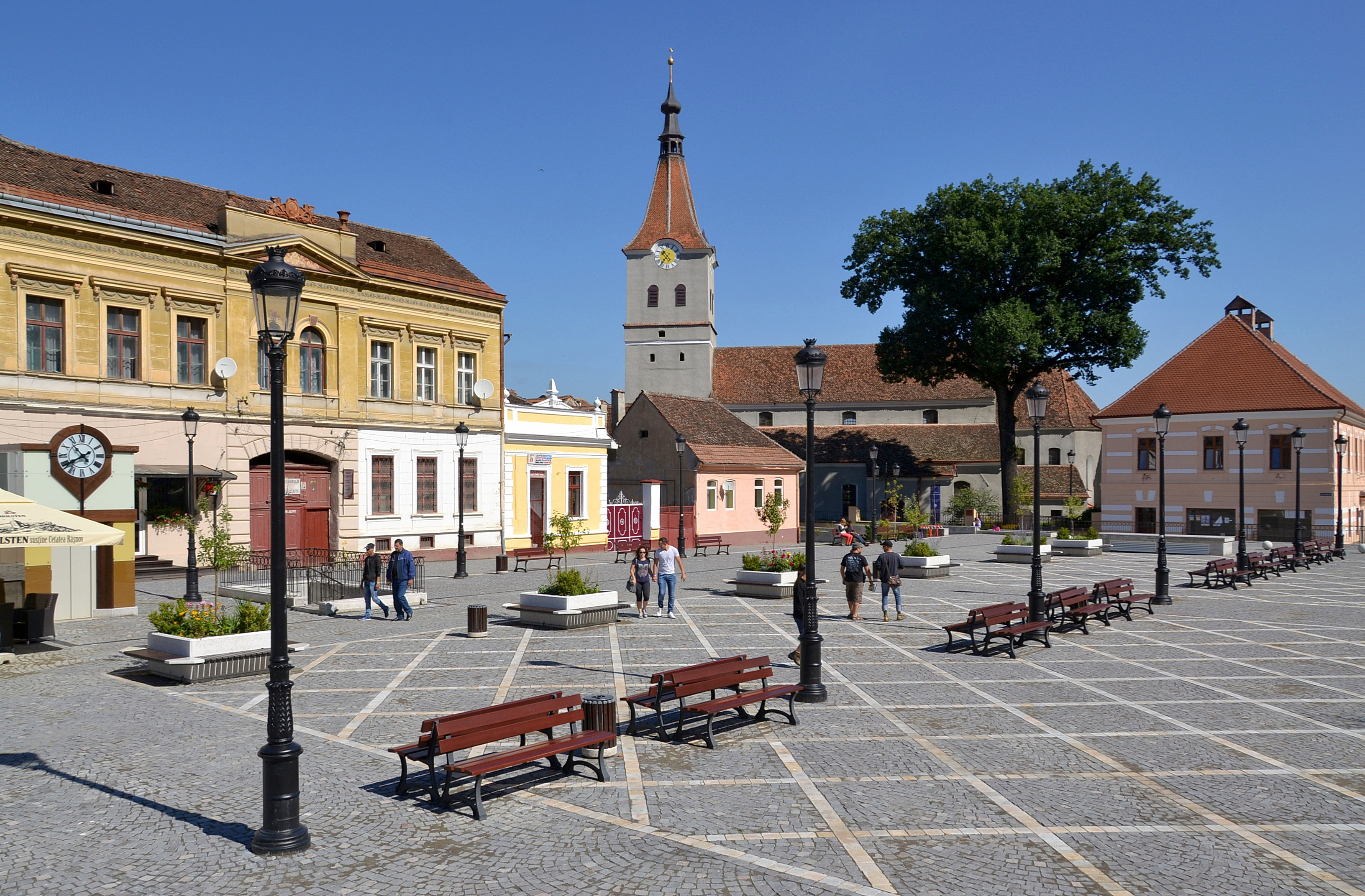 Râşnov (Barcarozsnyó, Rosenau) - market square