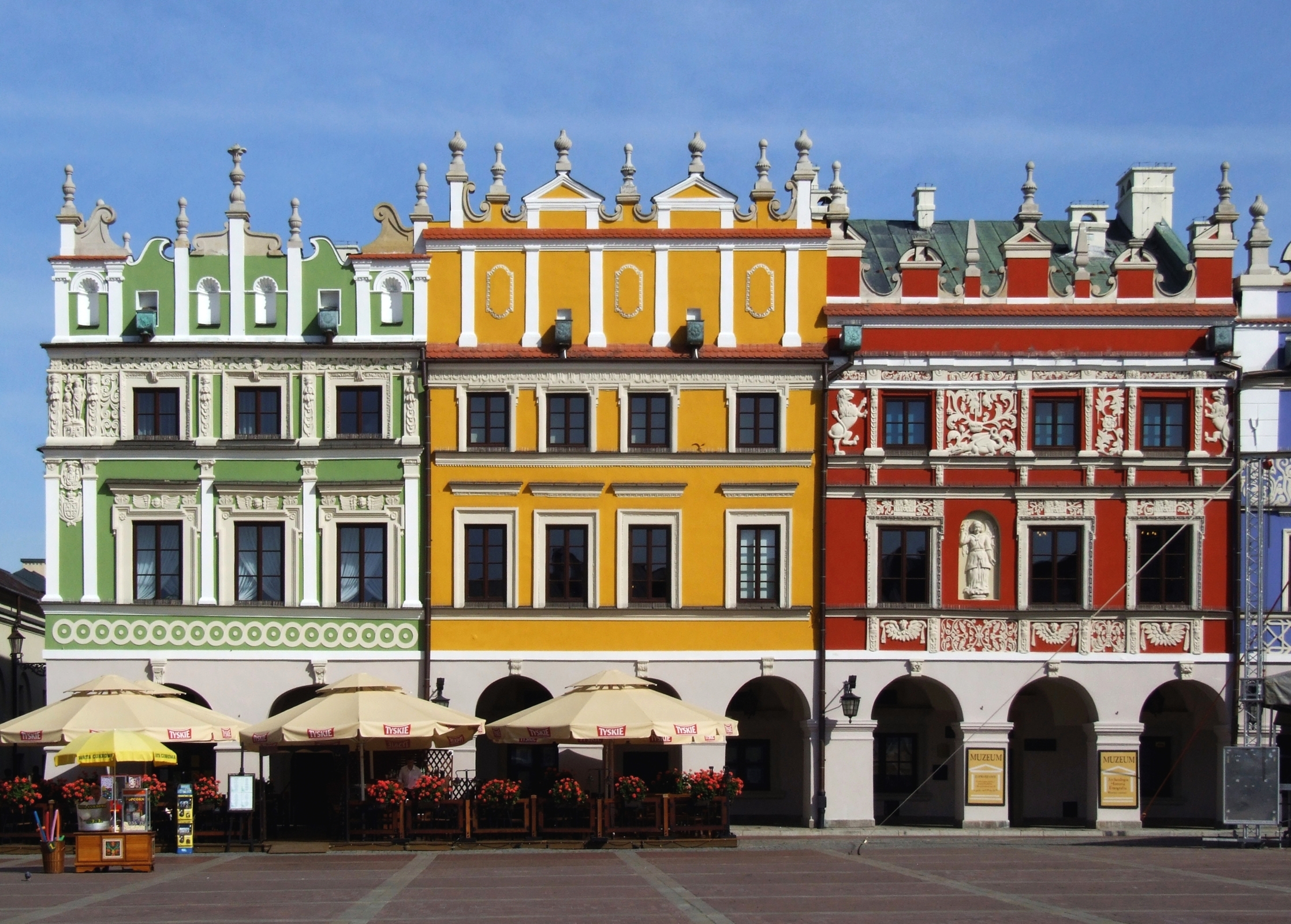 Renaissances houses in Zamość