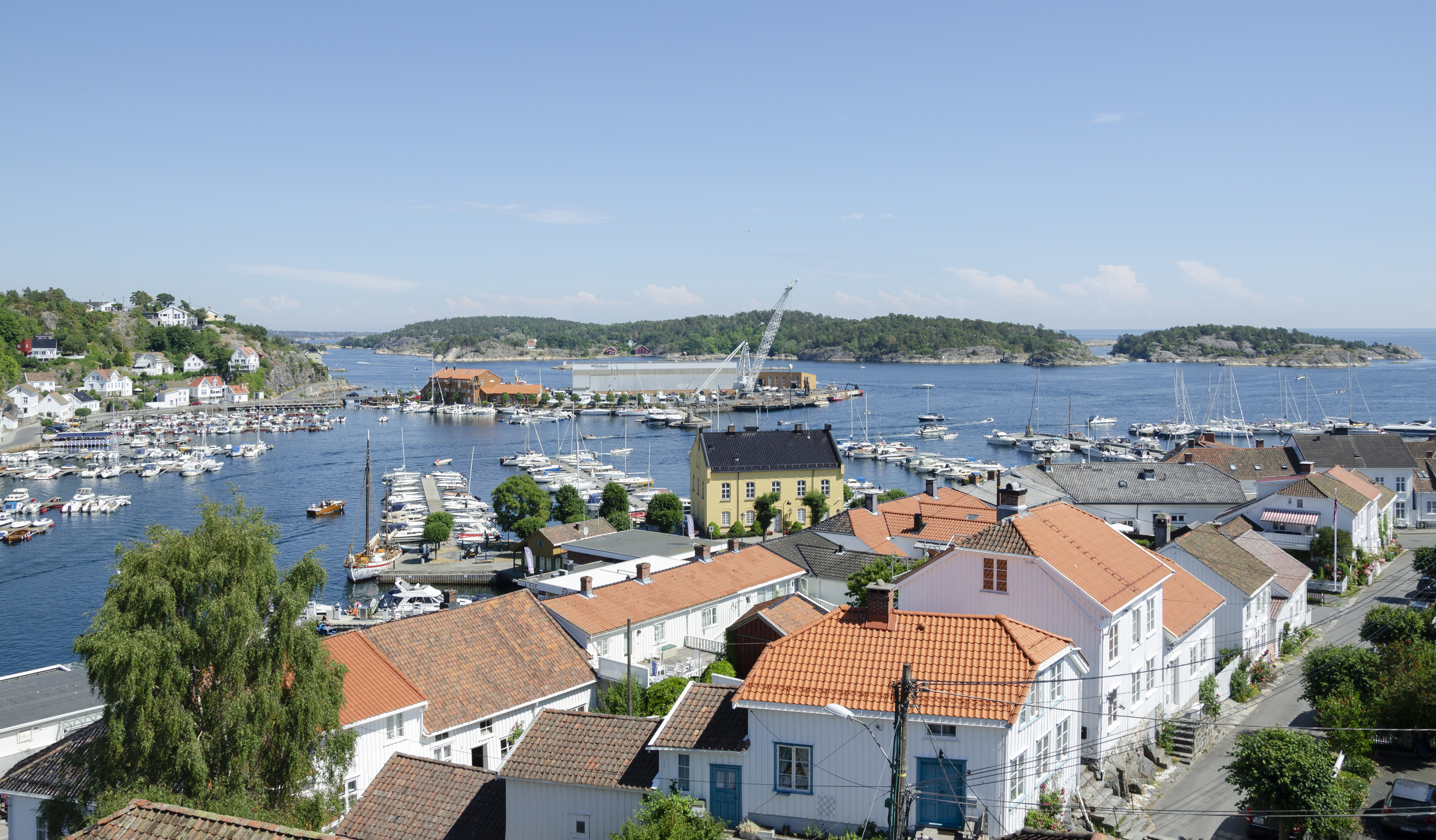 Risør fra tårnet juli 2018 (1)