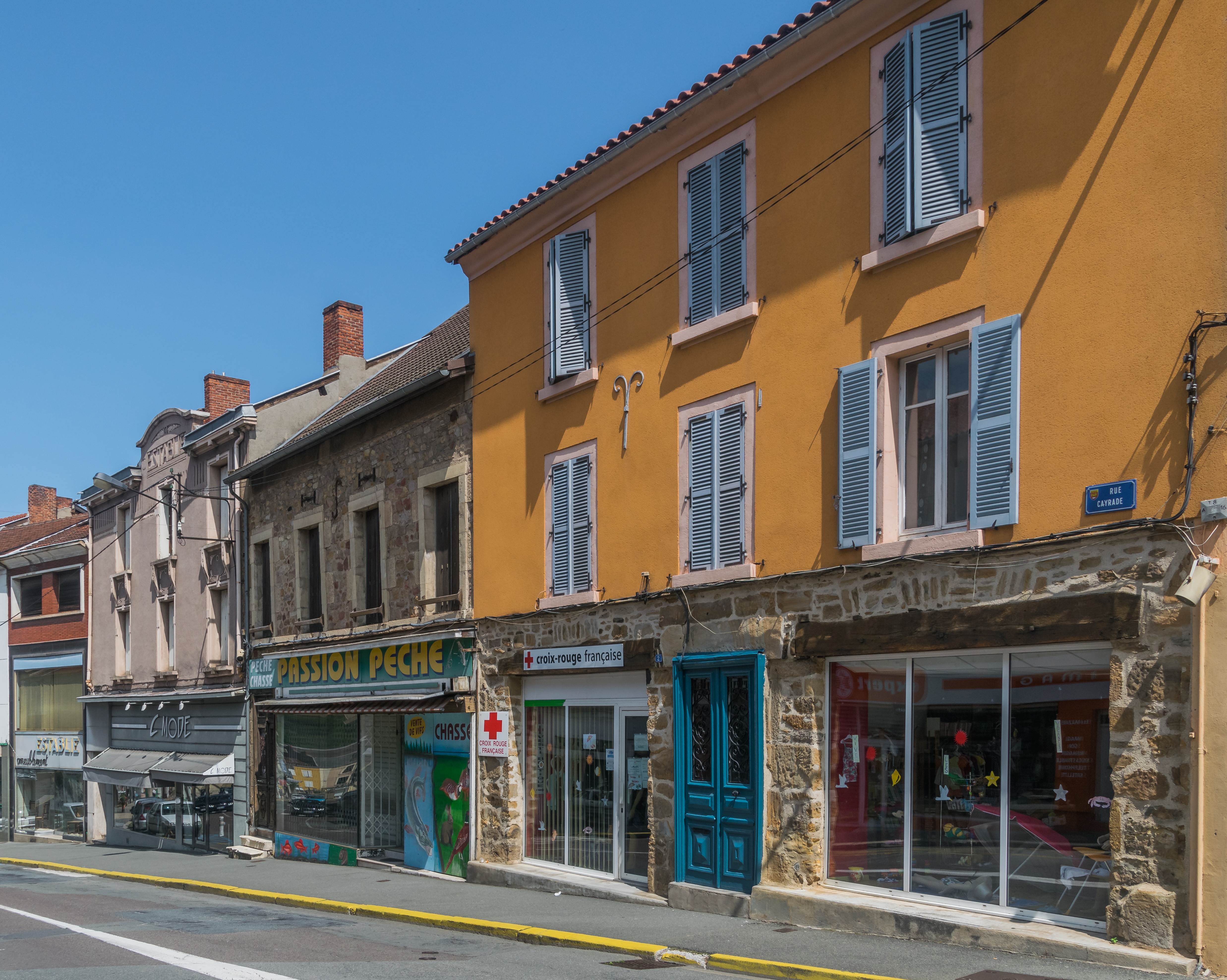 Rue Cayrade in Decazeville 01