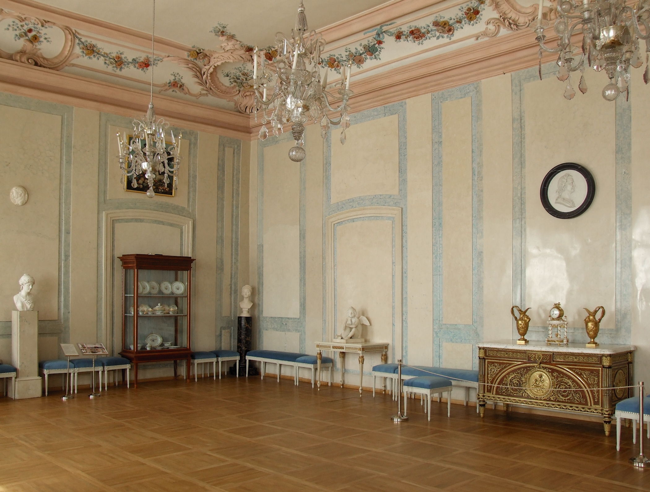 Rundāle Palace - the Marble Hall