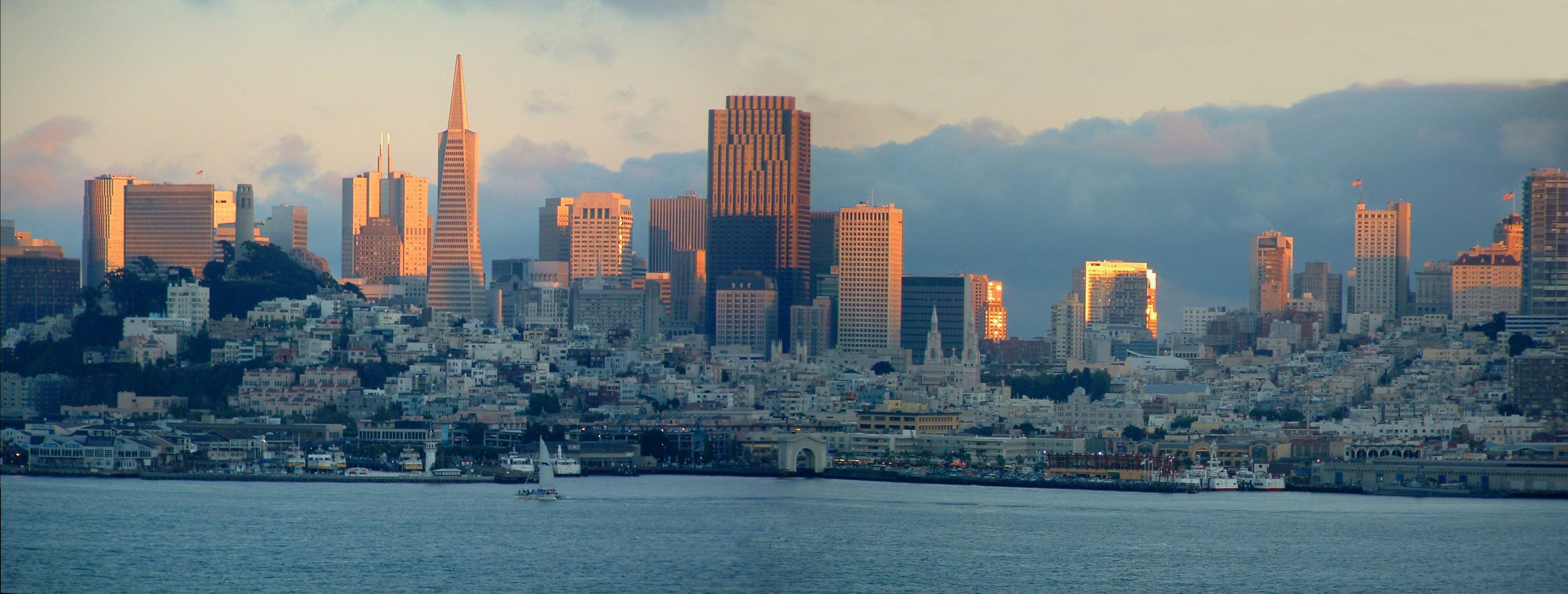 San Francisco at Sunset Panorama