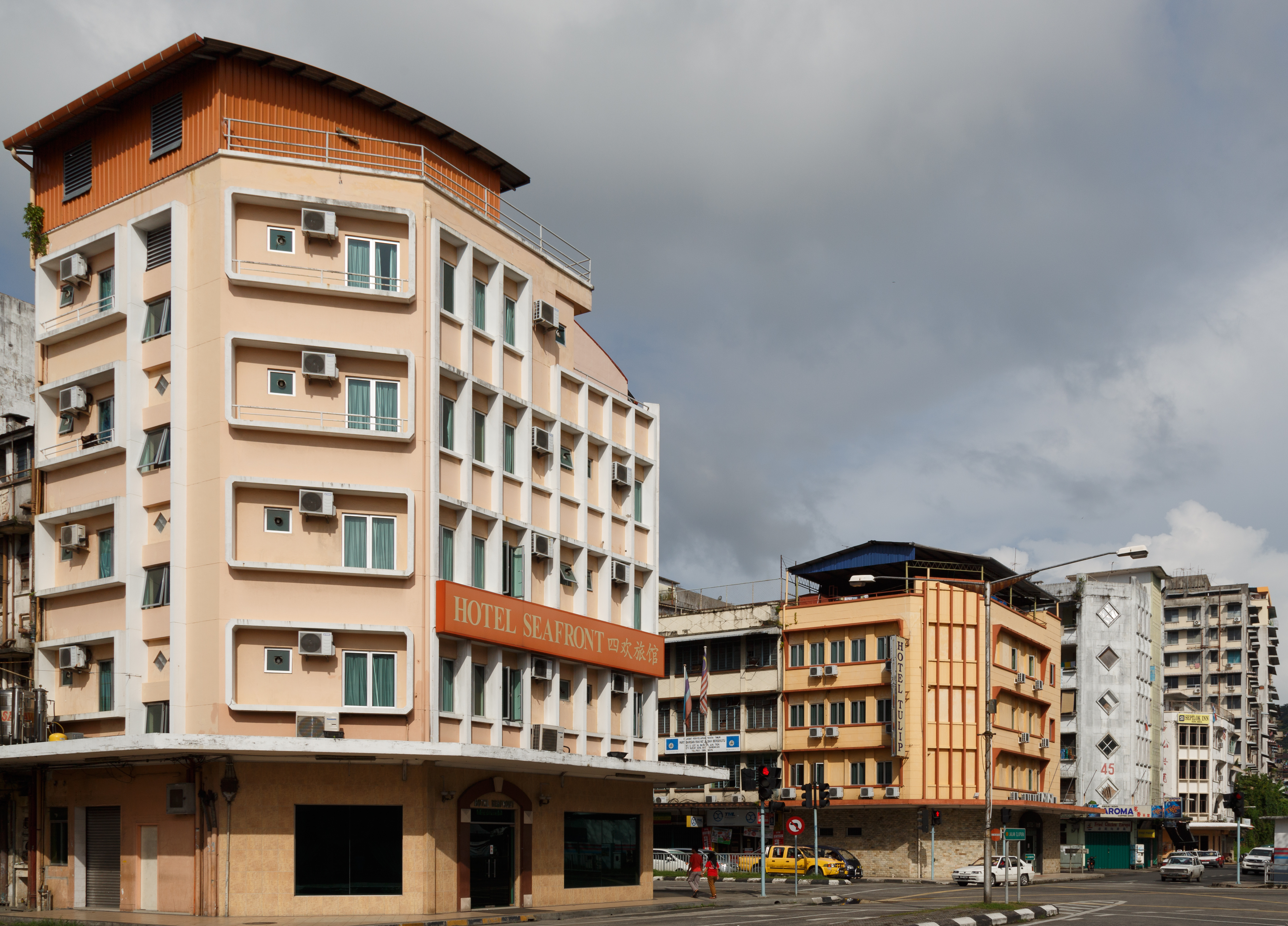 Sandakan Sabah Intersection-Jalan-Leila-01