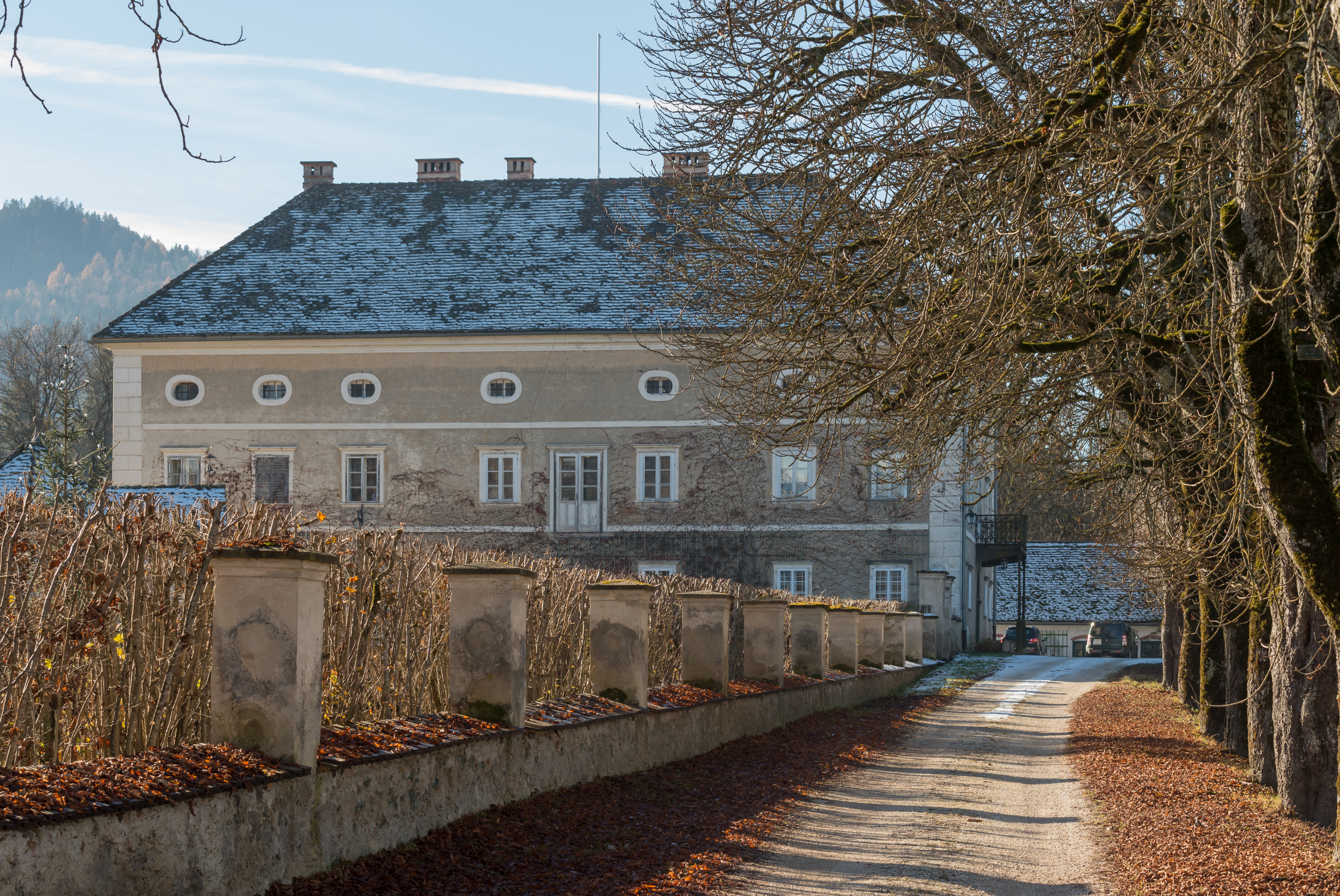 Sankt Georgen am Laengsee Niederosterwitz 2 Schloss 02122015 2393