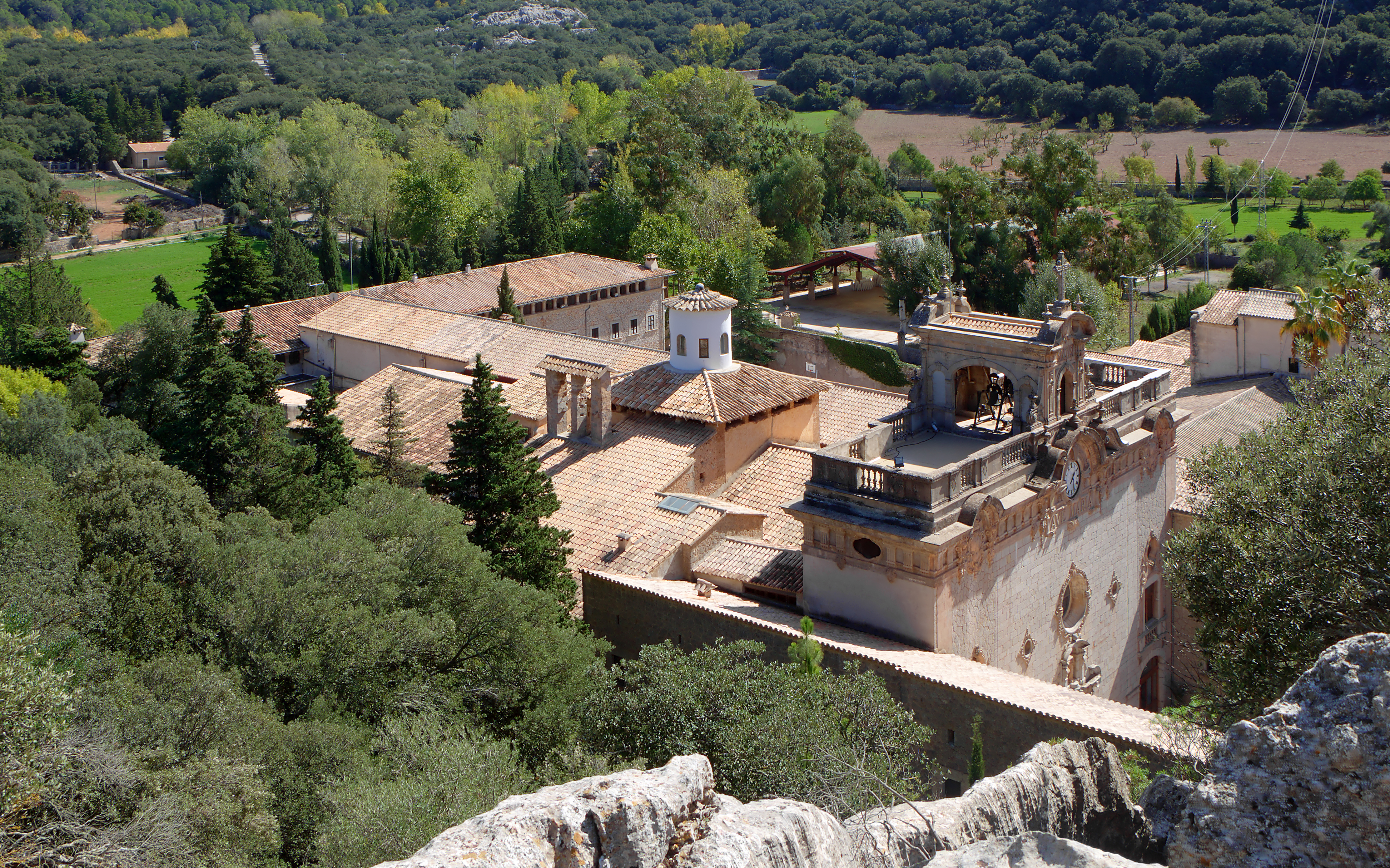 Santuari de Lluc - View from Monte del Rosario