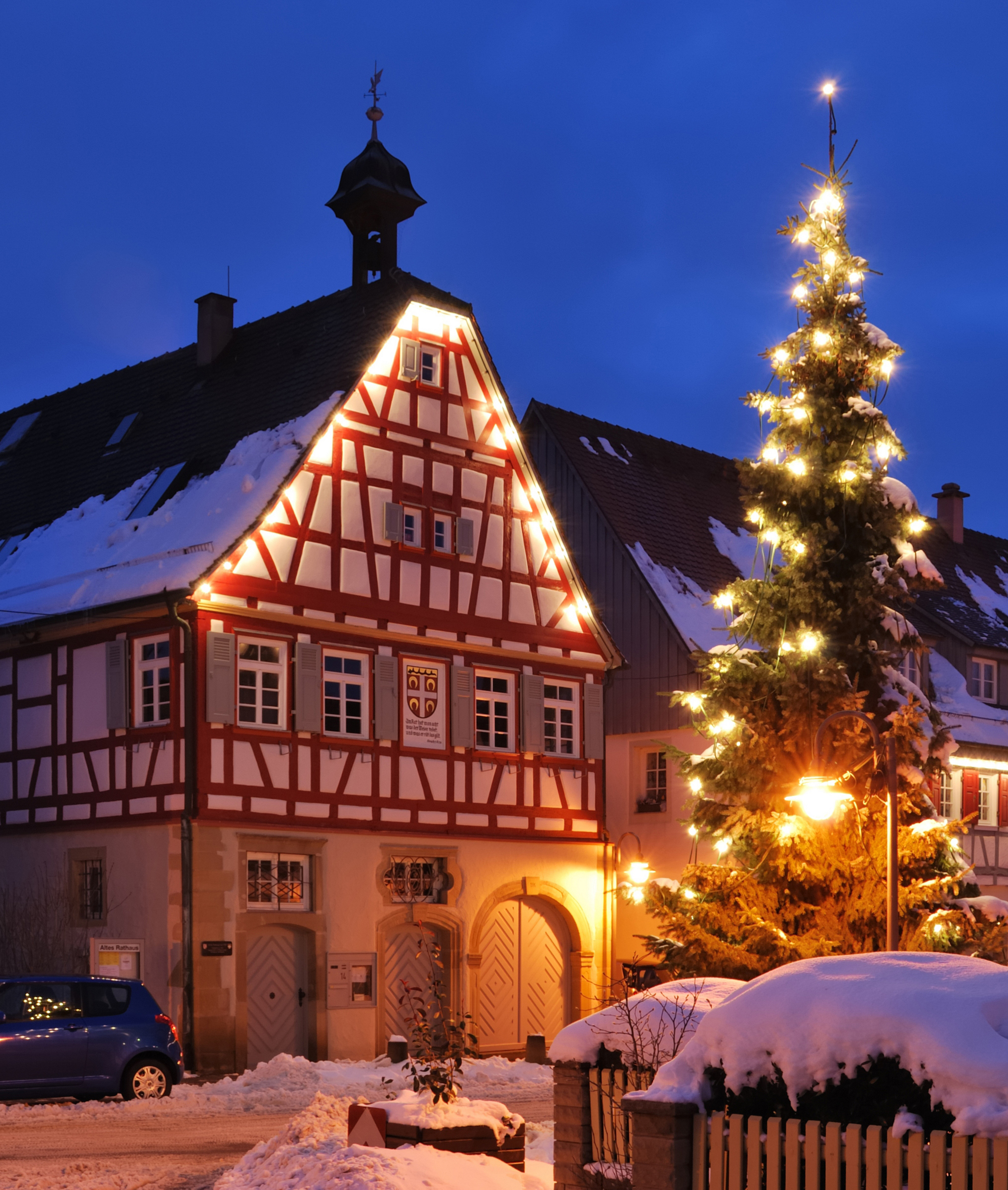 Schöckingen Rathaus Weihnachten 2010