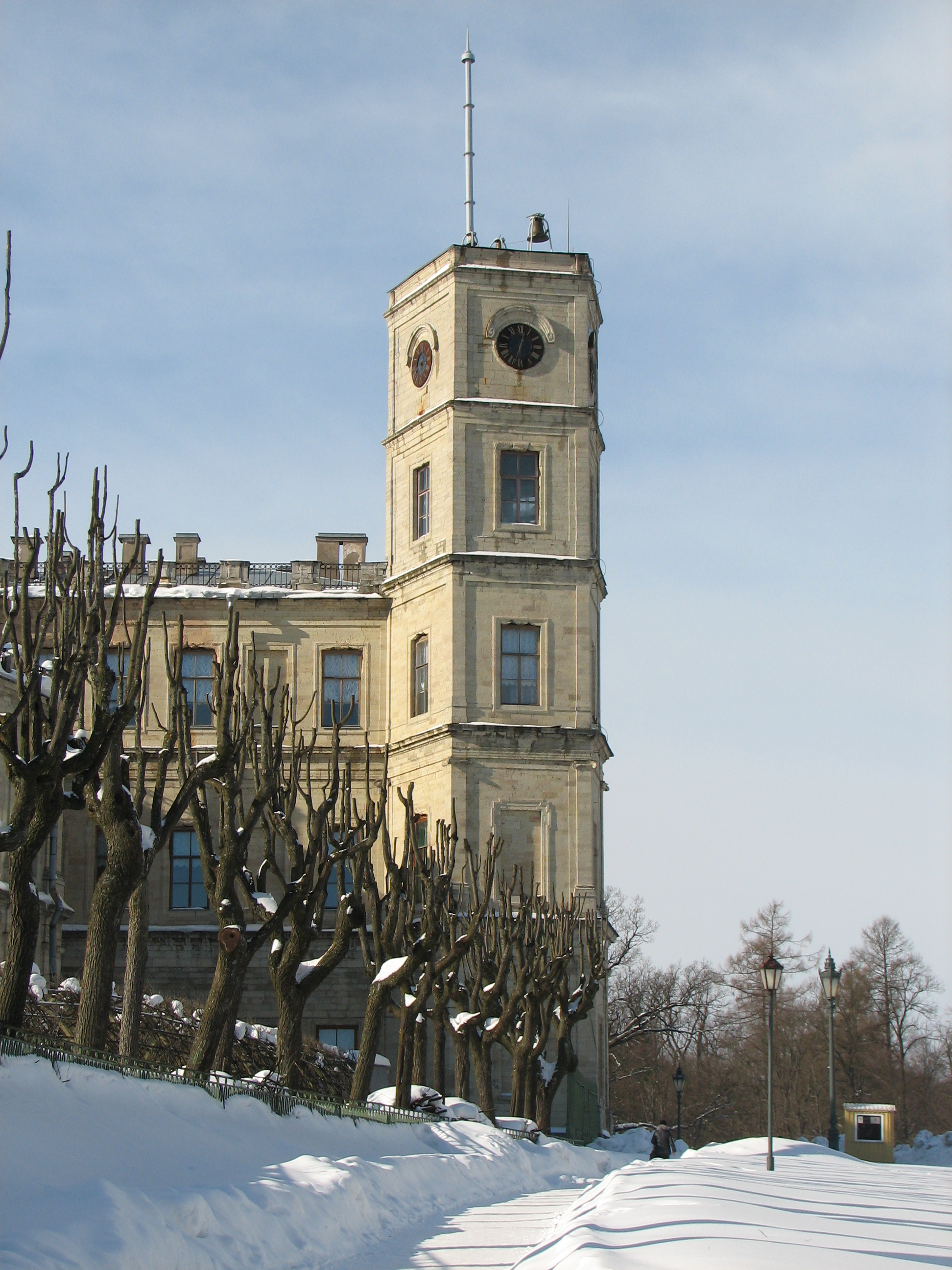 Signal Tower of Gatchina Palace. Winter, 2010