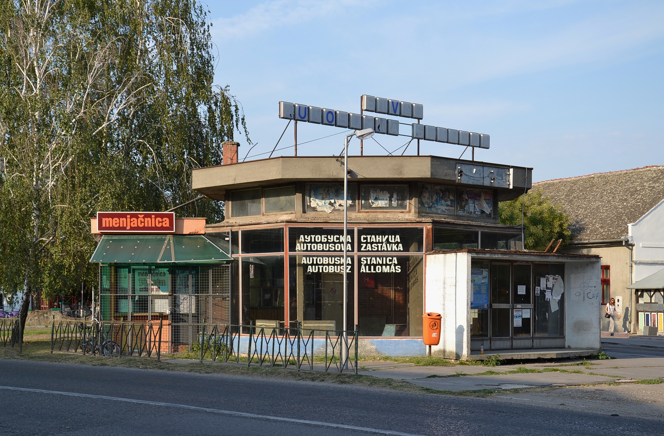 Sivac (Szivác, Siwatz) - bus station