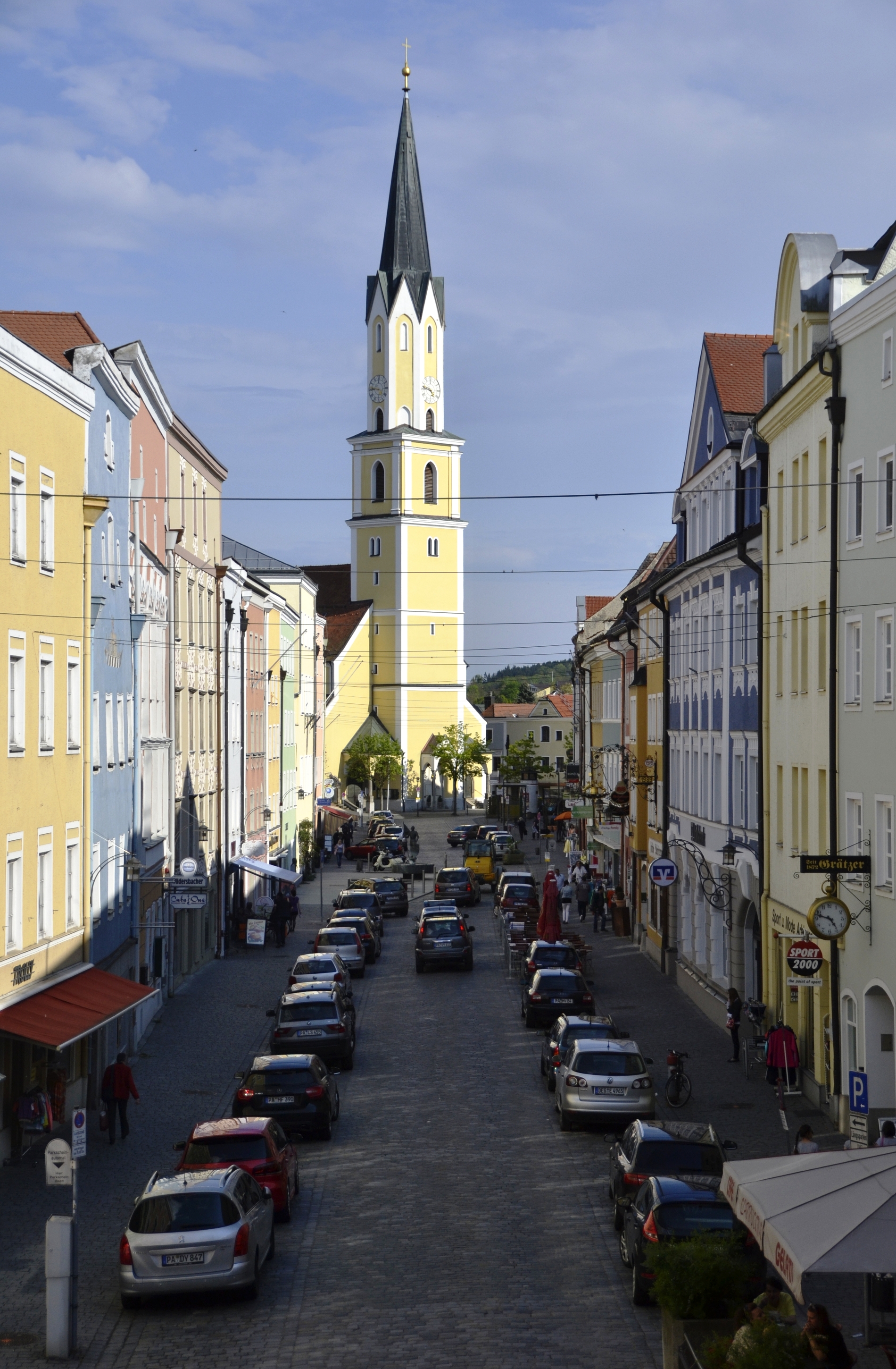 Stadtplatz von Vilshofen an der Donau - 2014