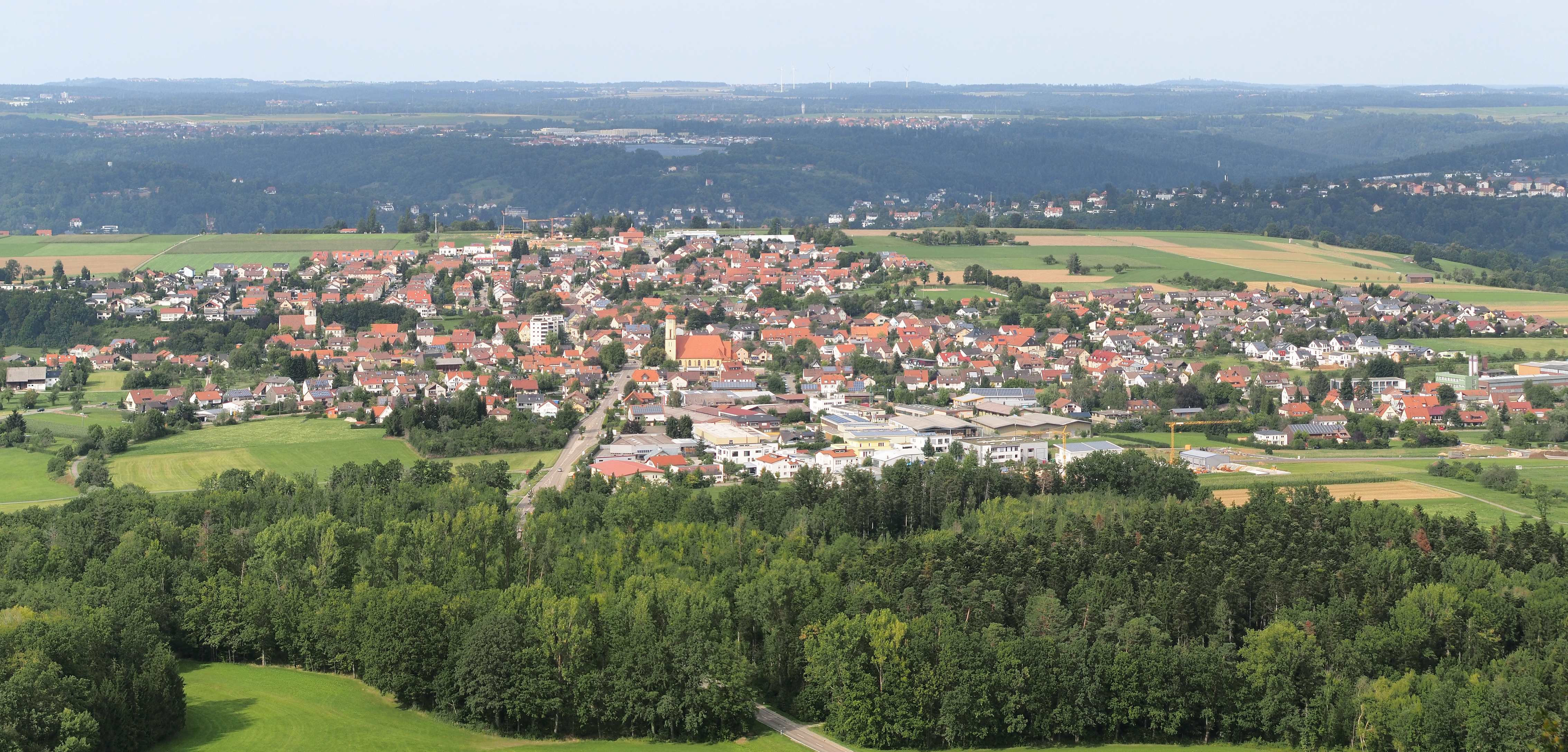 Straßdorf vom Rechberg Panorama