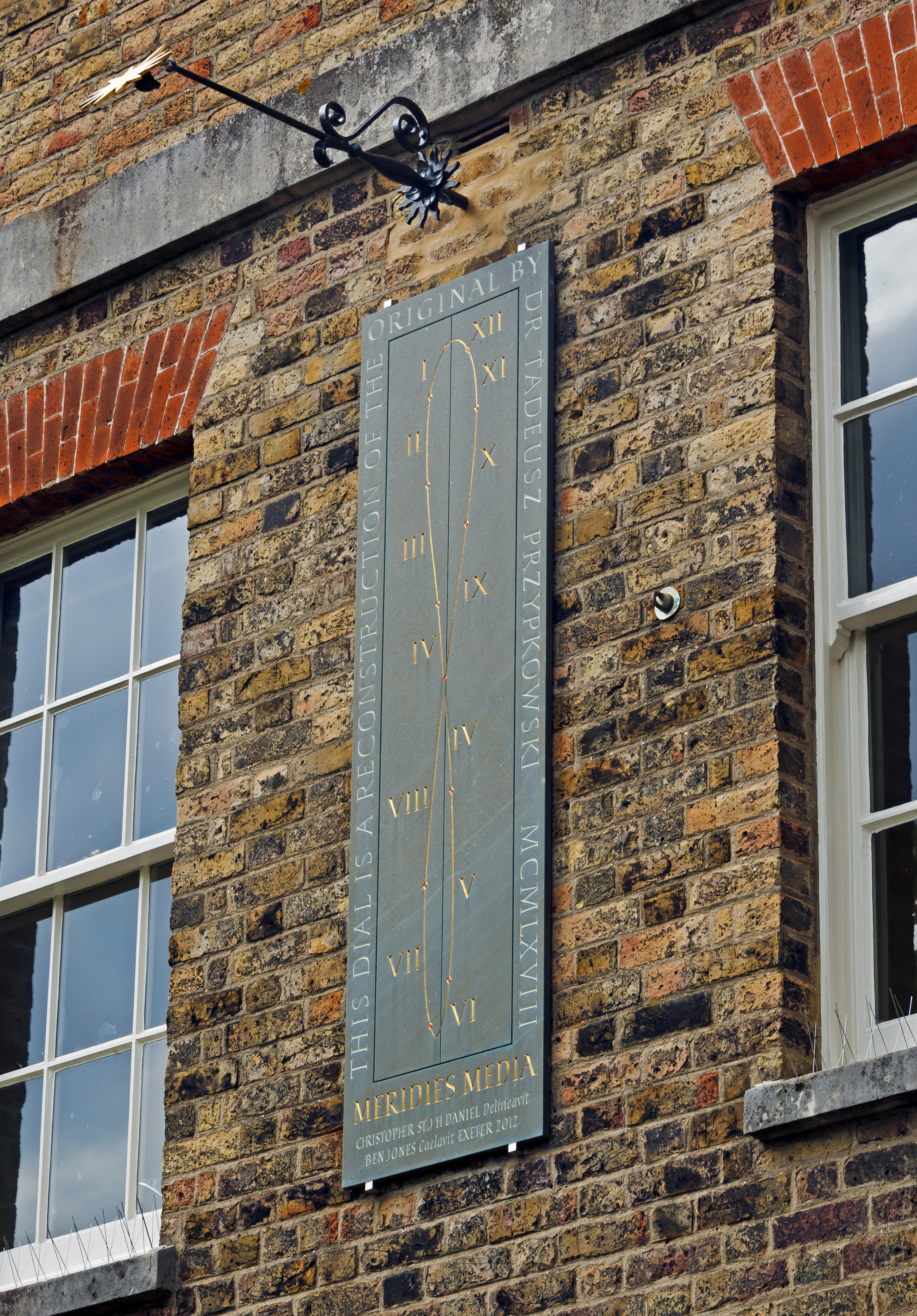 Sundial on rear of Royal Observatory, Greenwich
