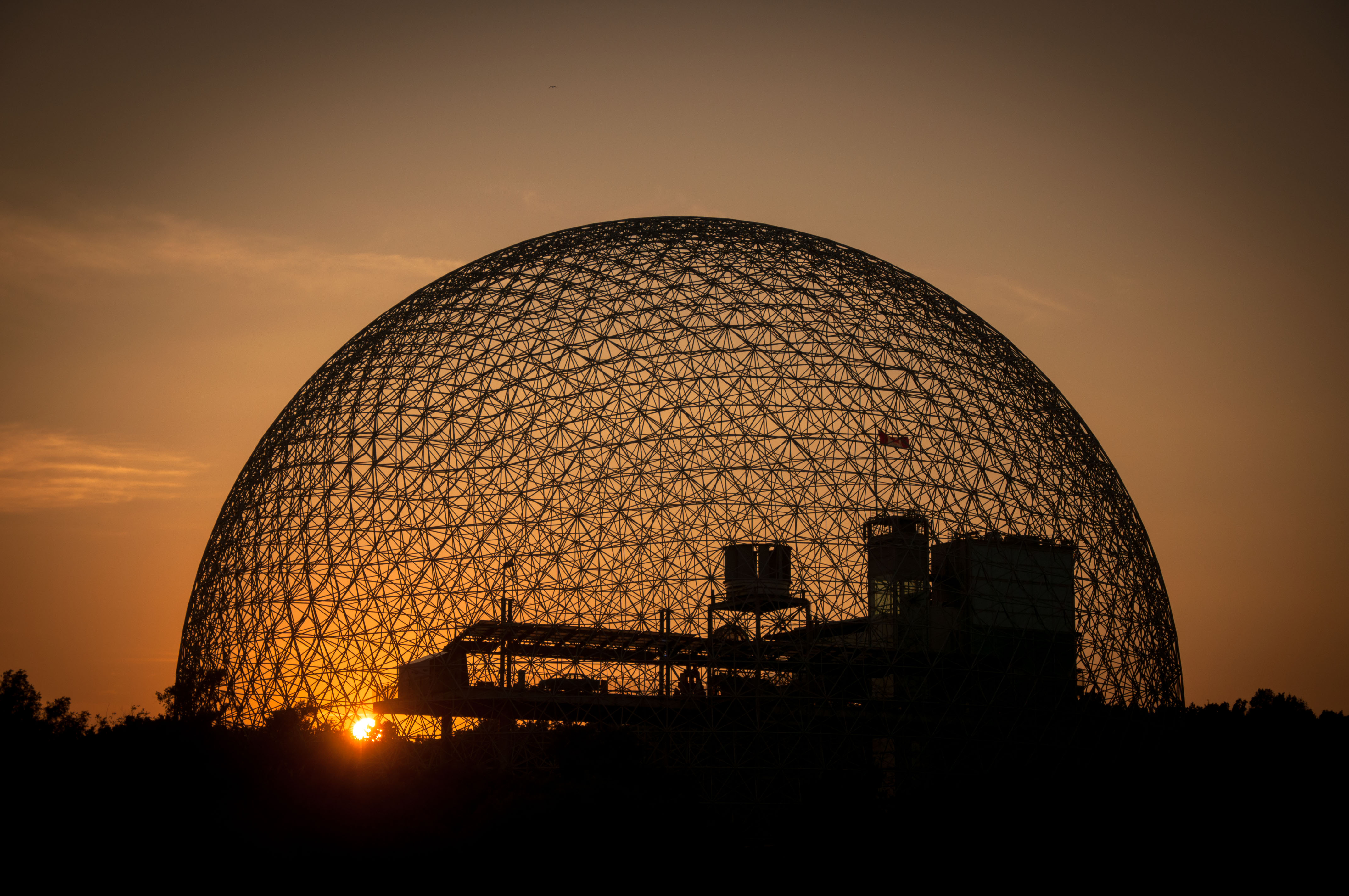 Sunset at Jean-Drapeau