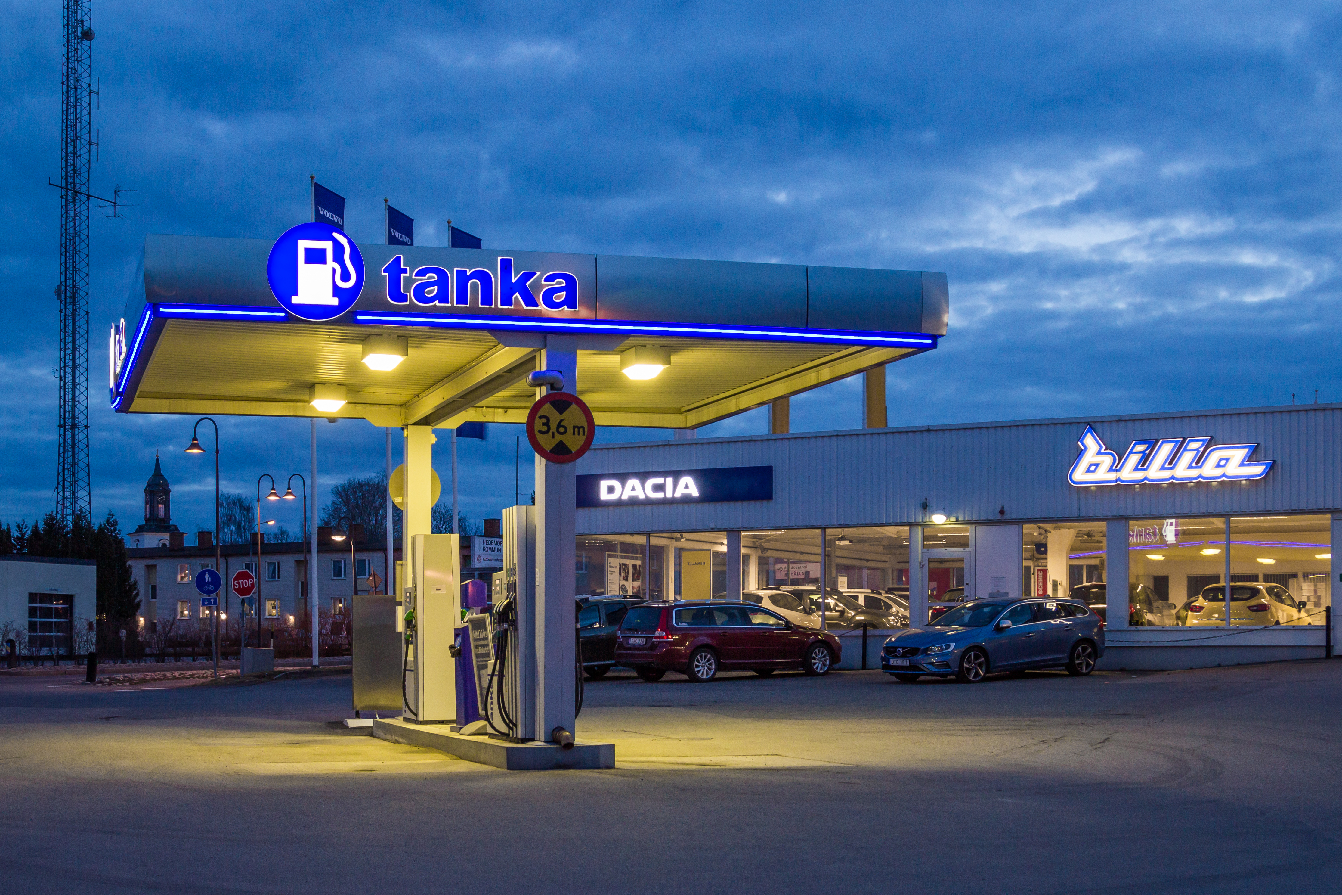 Tanka Hedemora in evening