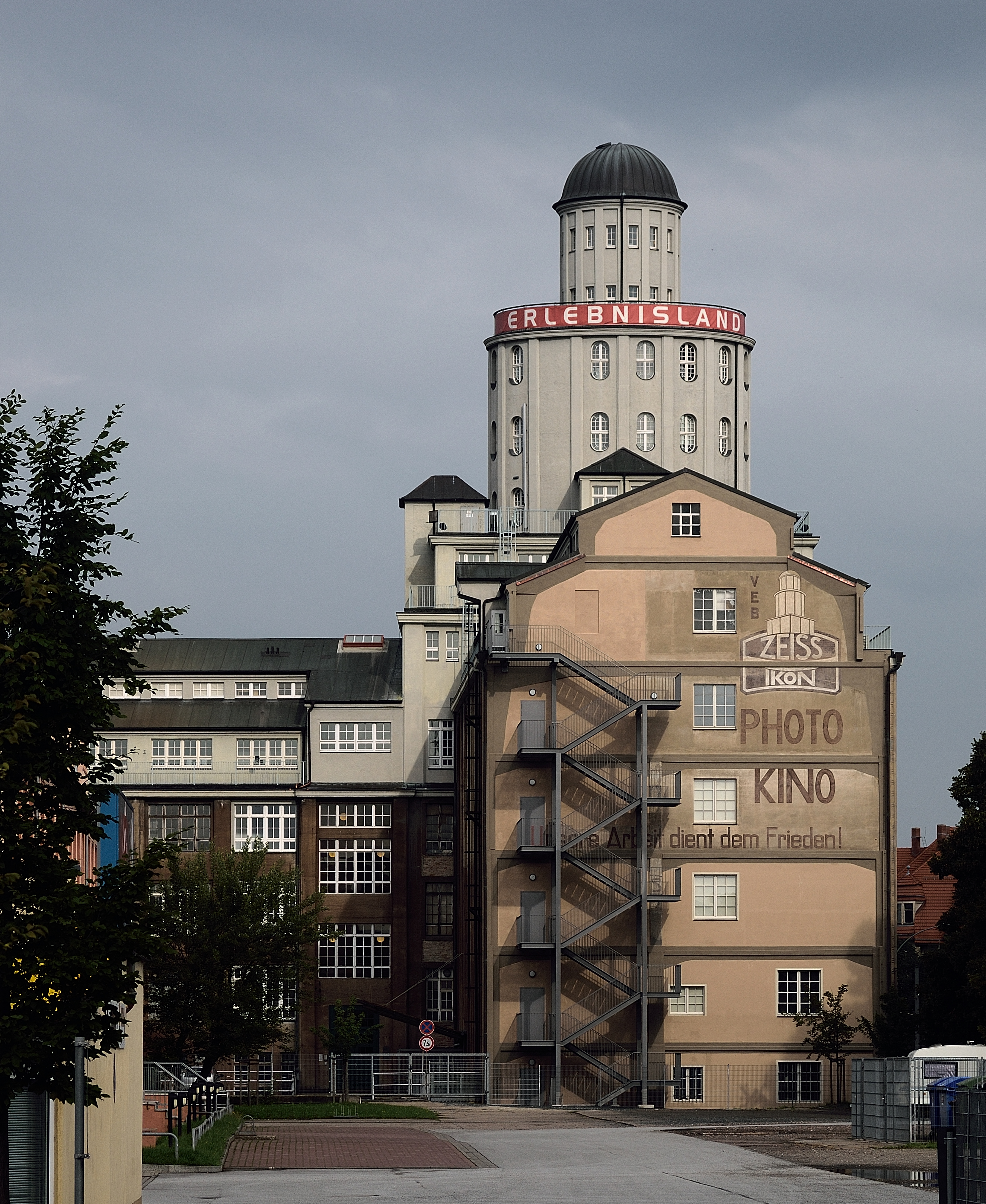 Technische Sammlungen Dresden, Ernemann-Turm, Gebäudeteile F und E