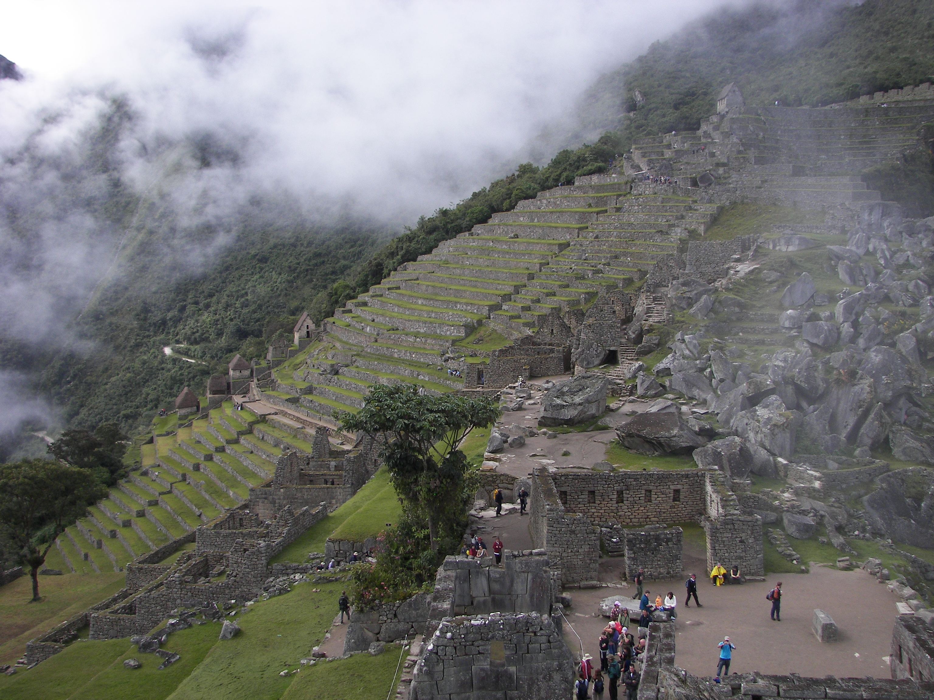Terrazas en Machu Picchu