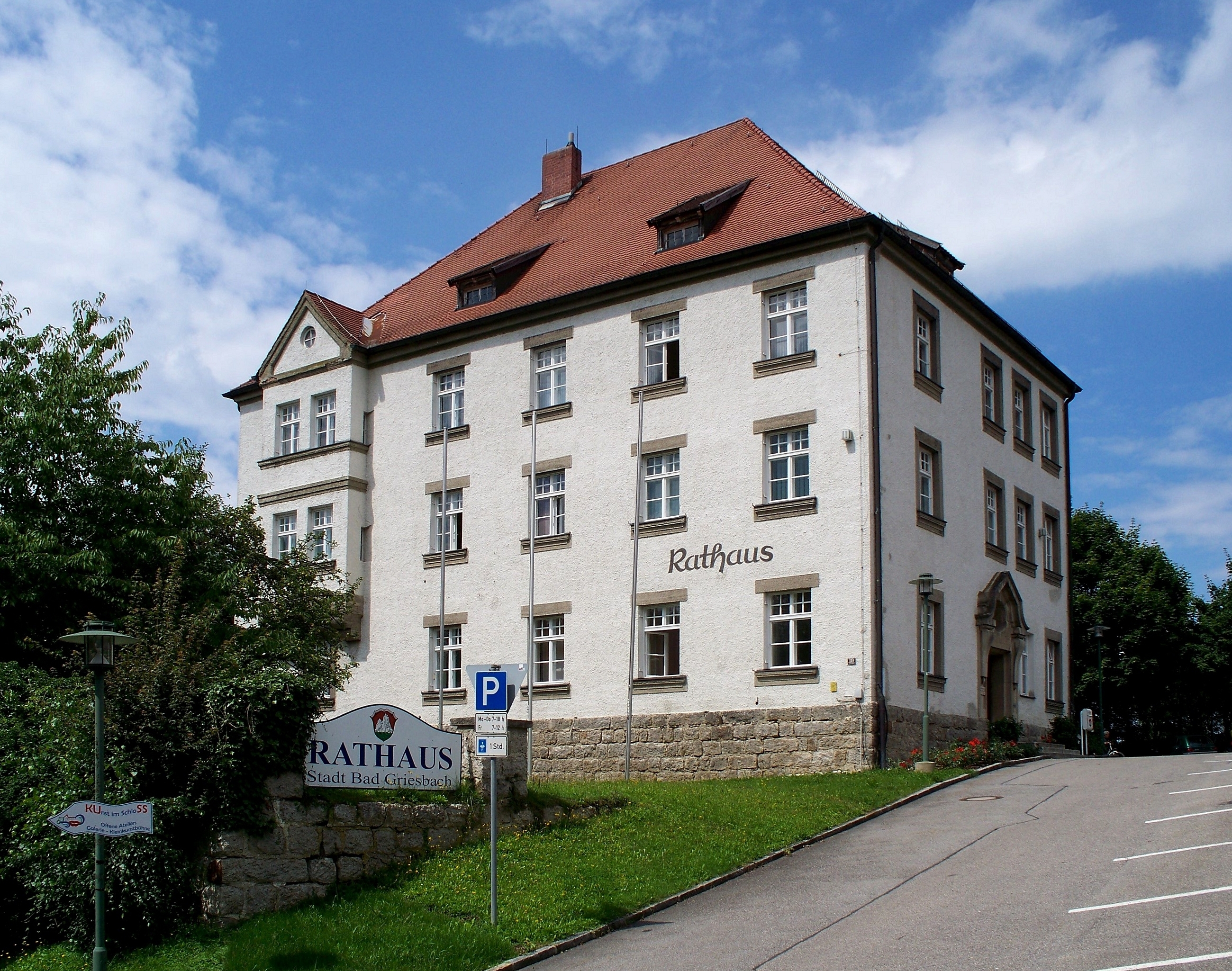 The town hall of Bad Griesbach im Rottal