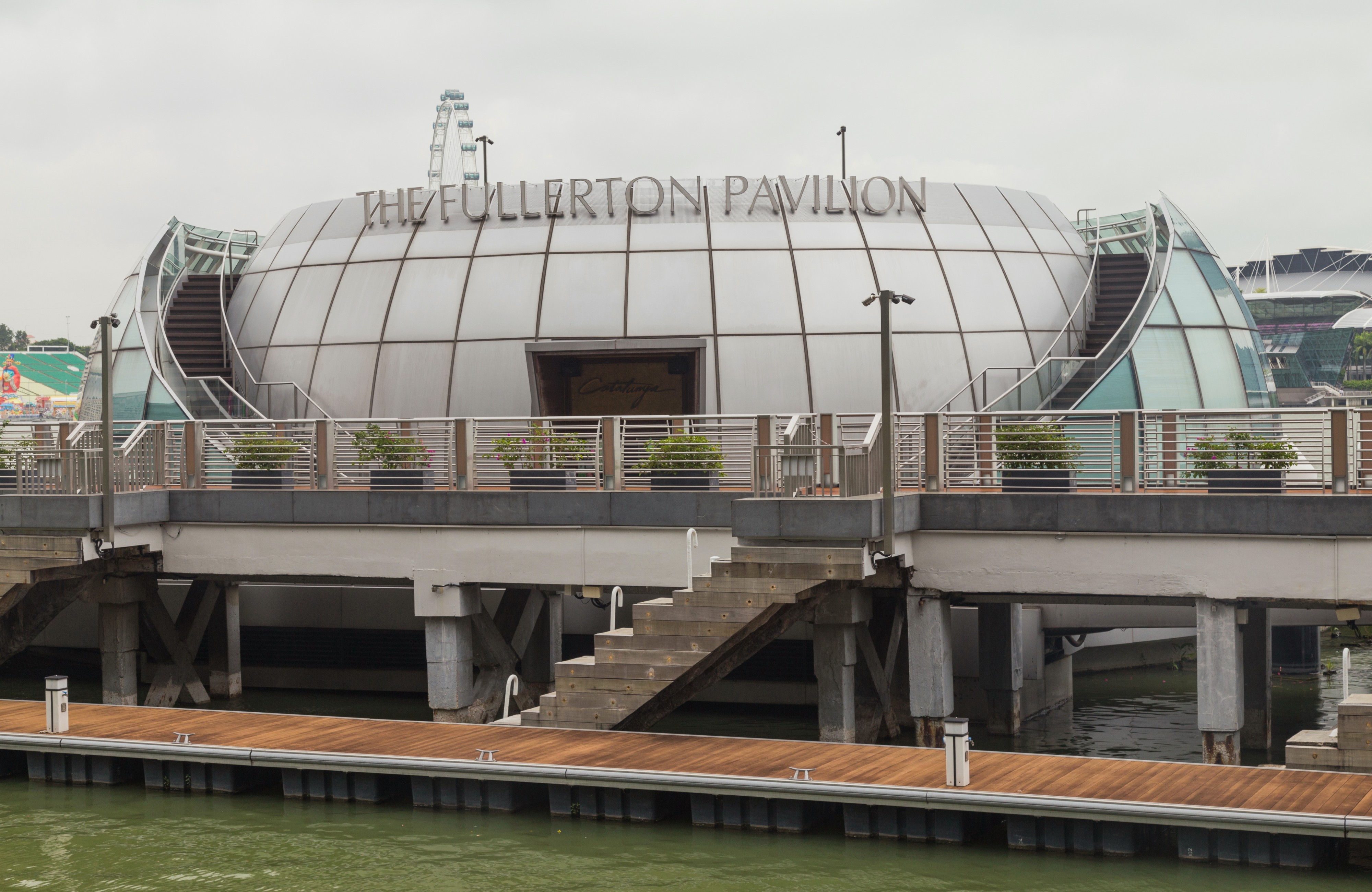 2016 Singapur, Downtown Core, Fullerton Heritage Promenade, The Fullerton Pavilion