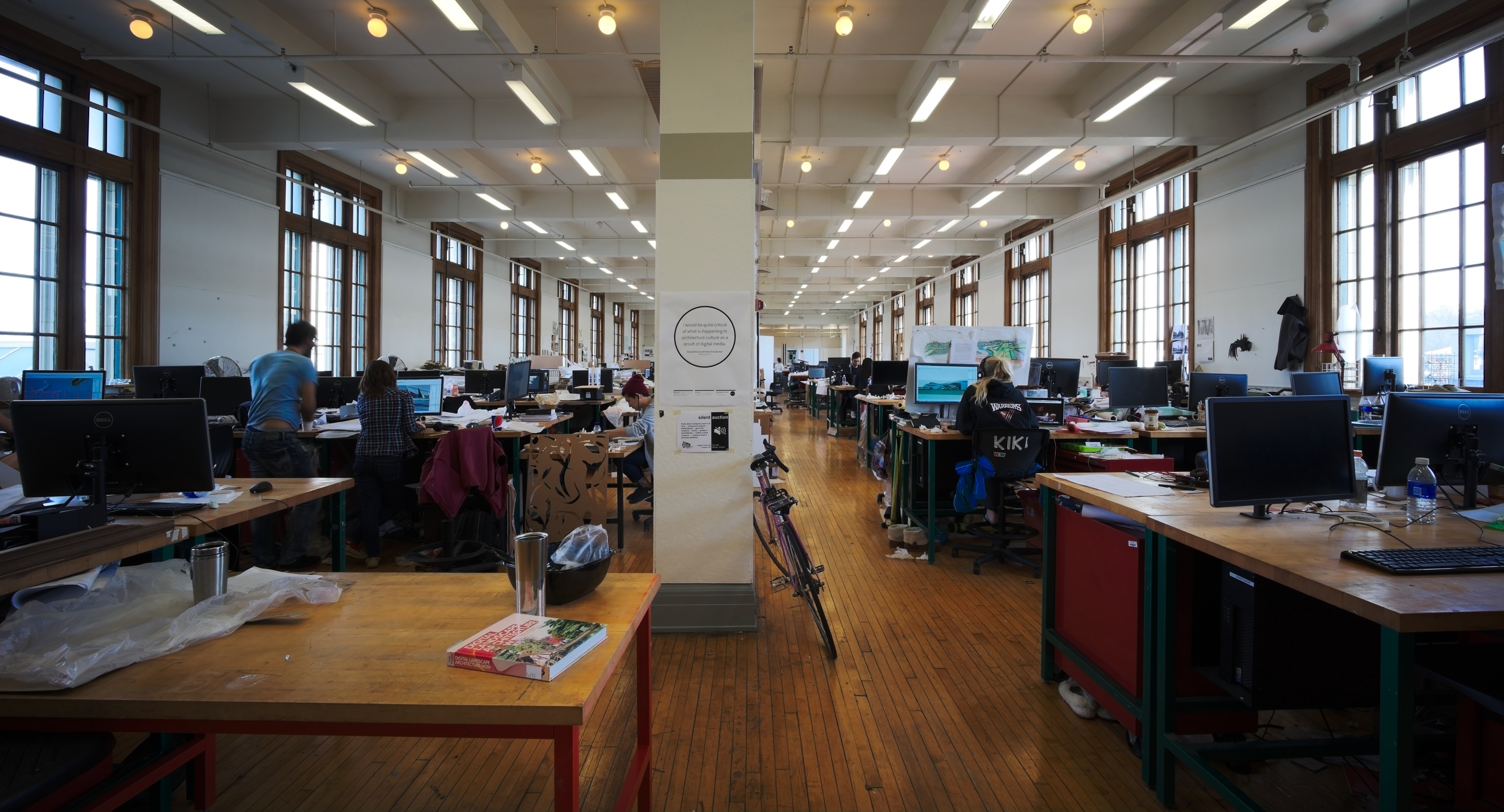 Architecture Classroom in the Carnegie Mellon College of Fine Arts