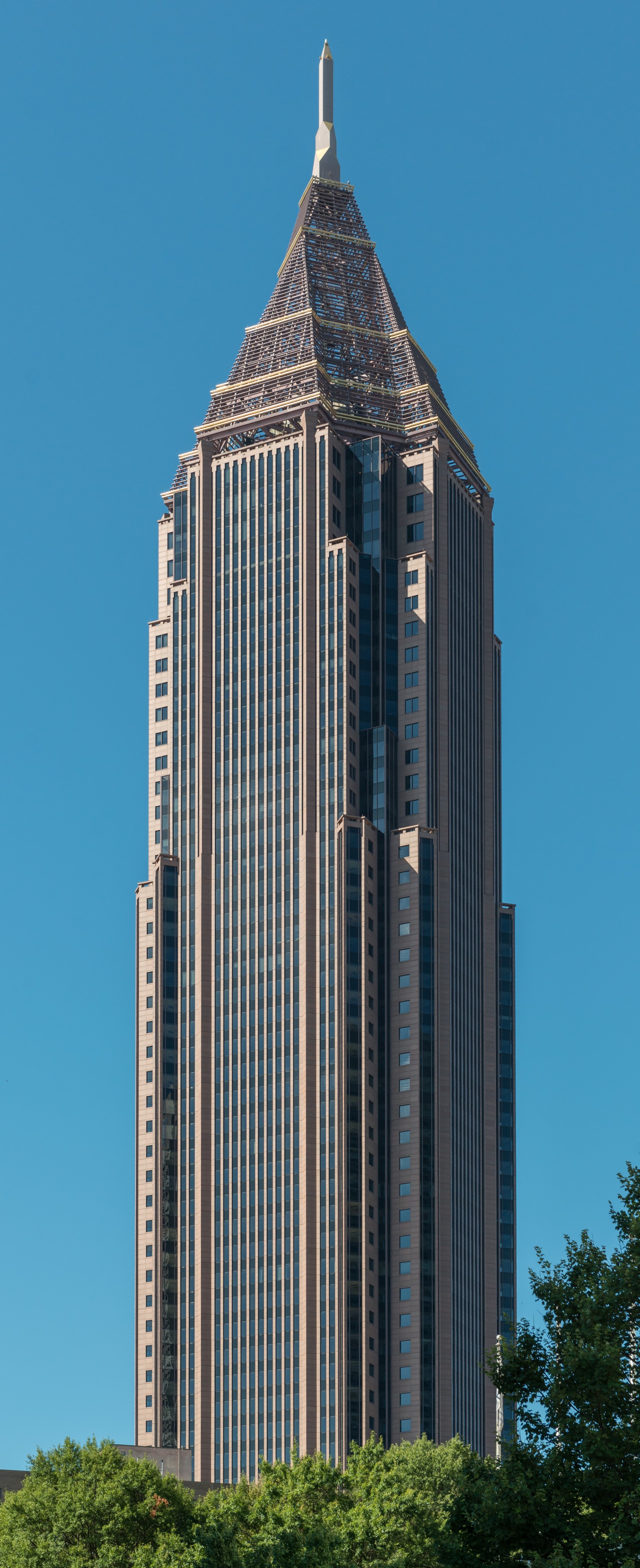 Bank of America Plaza, Atlanta, North view 20160717 1