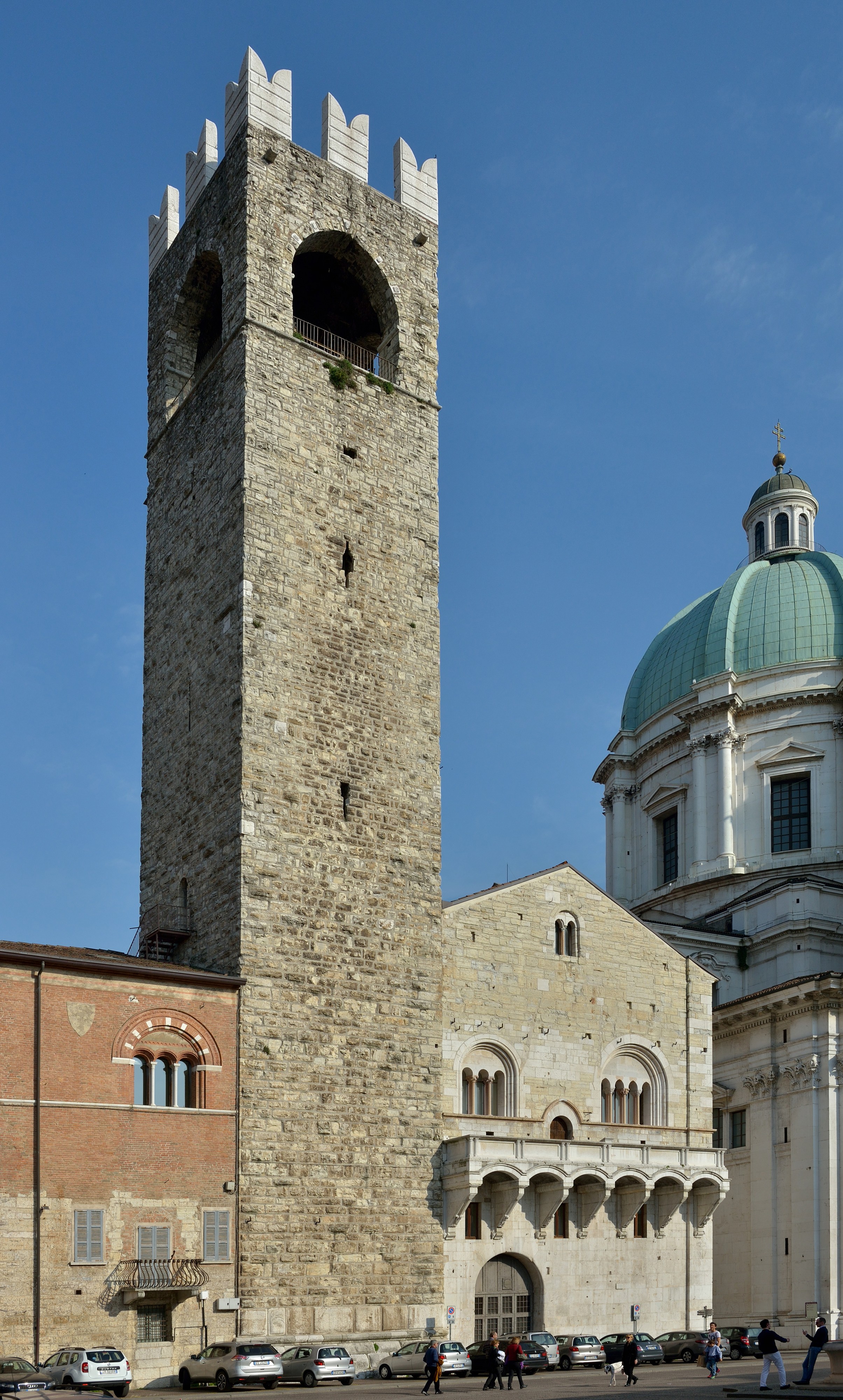 Brescia Broletto e Torre del Popolo
