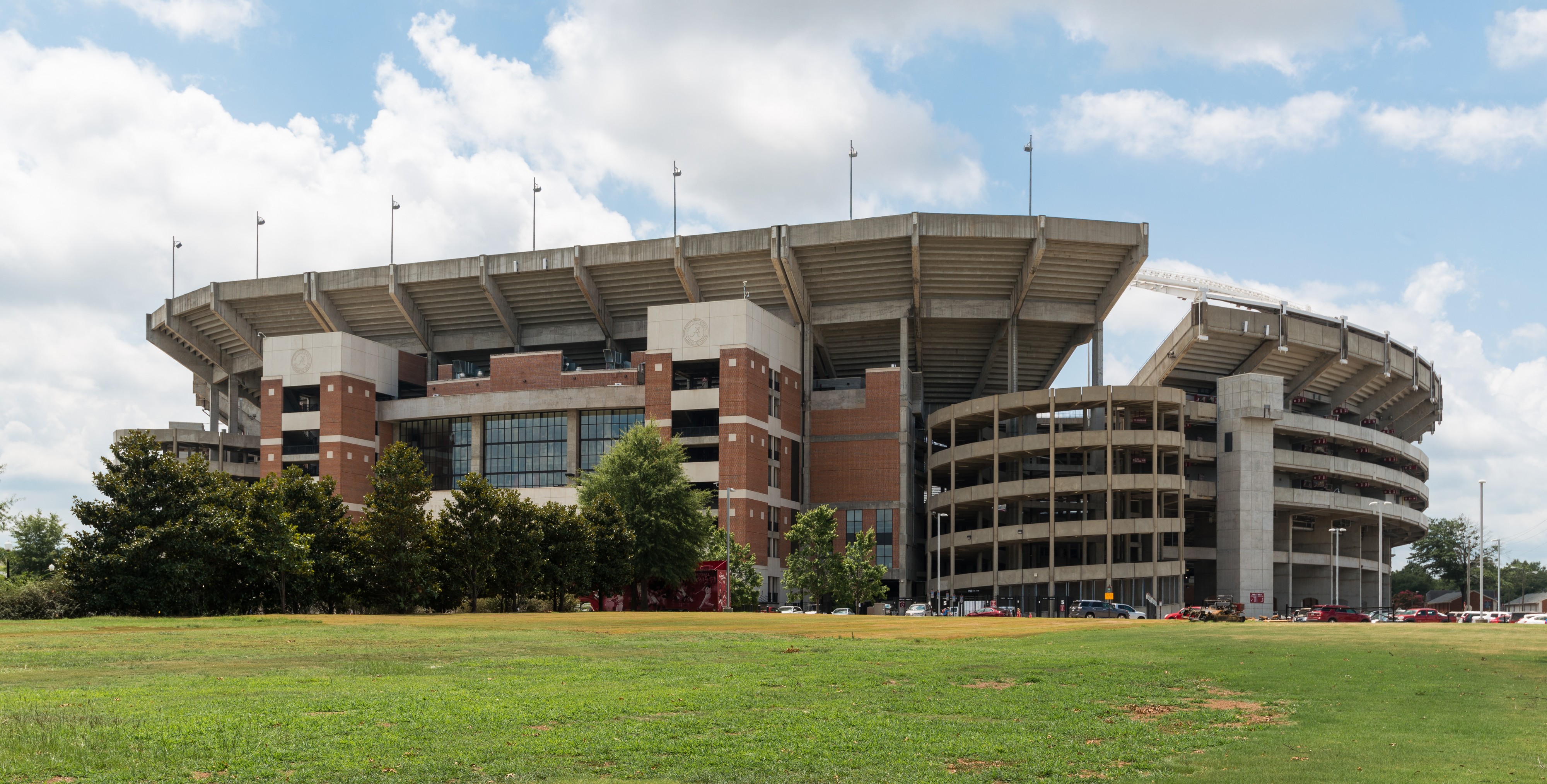 Bryant–Denny Stadium, Tuscaloosa AL, Northwest view 20160714 1