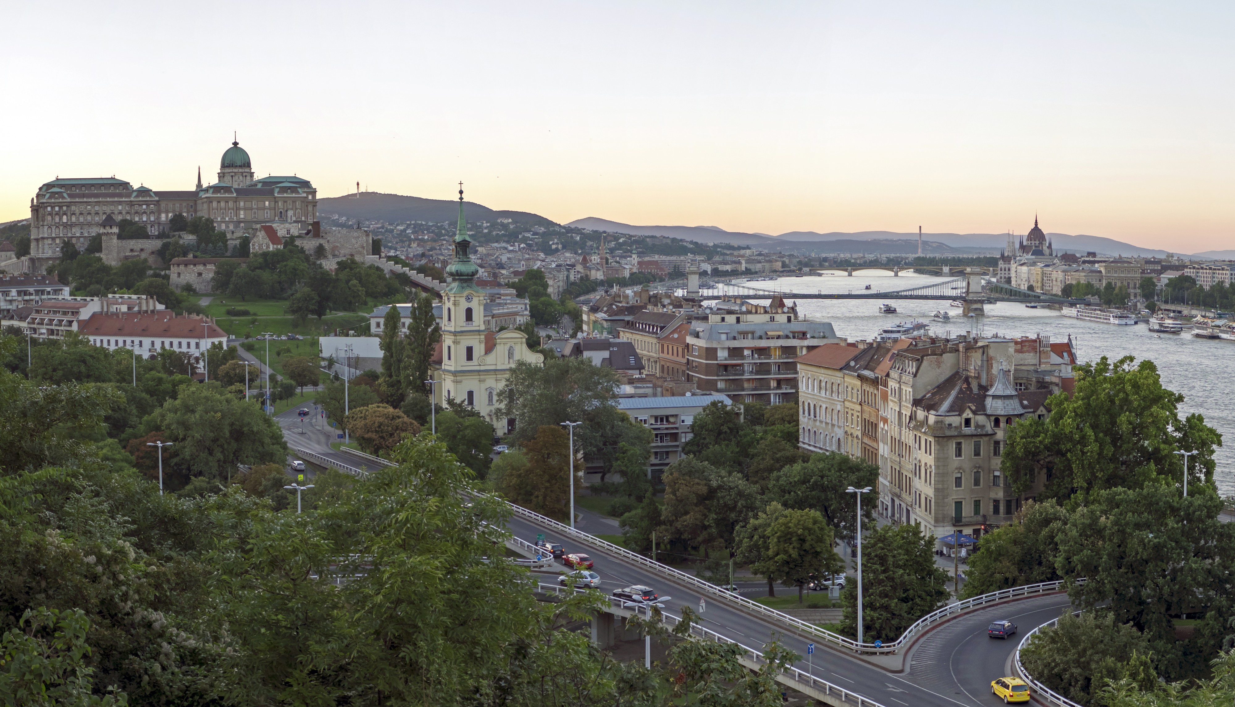 Budapest in the Evening