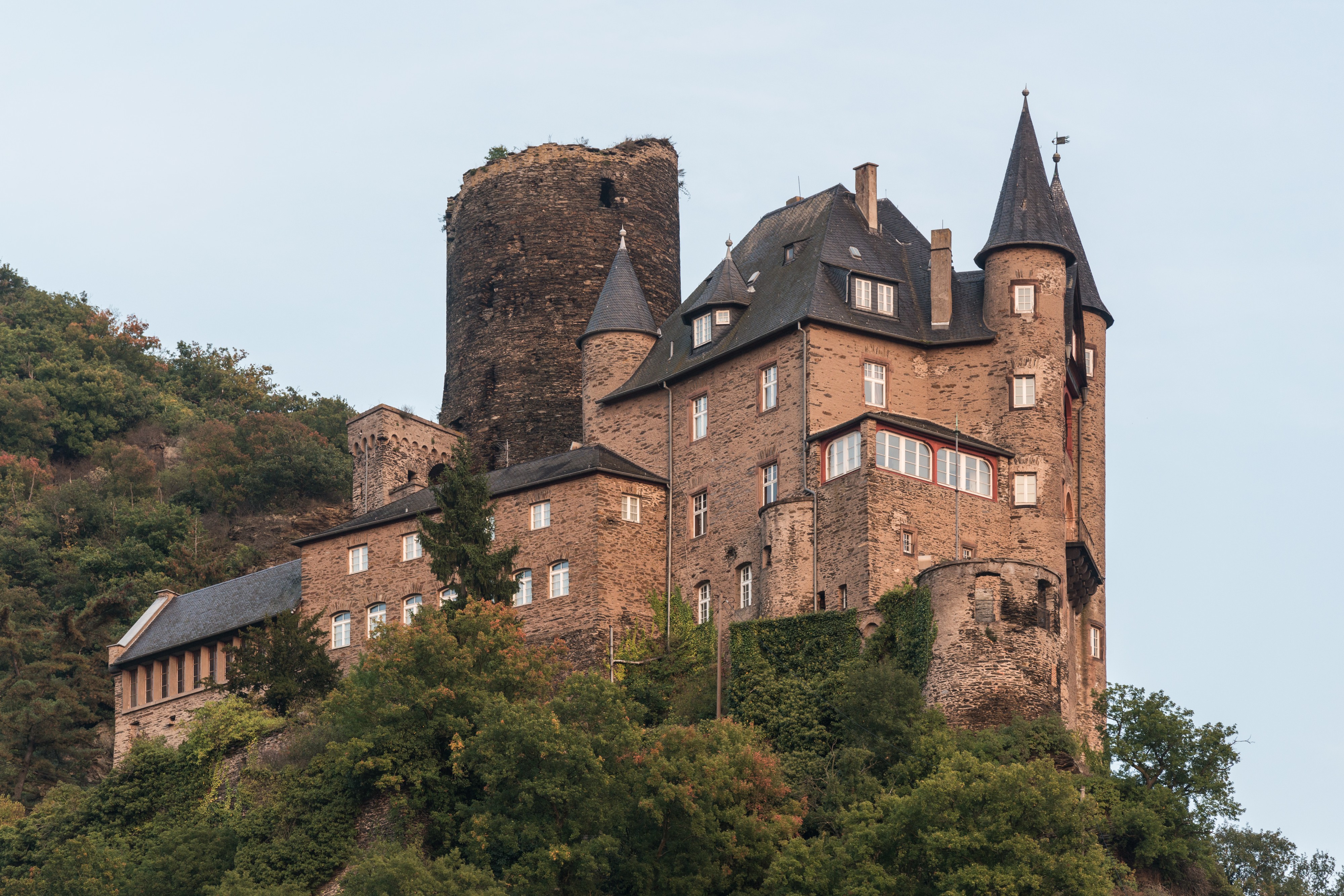 Burg Katz, St. Goarshausen, West view 20141002 1