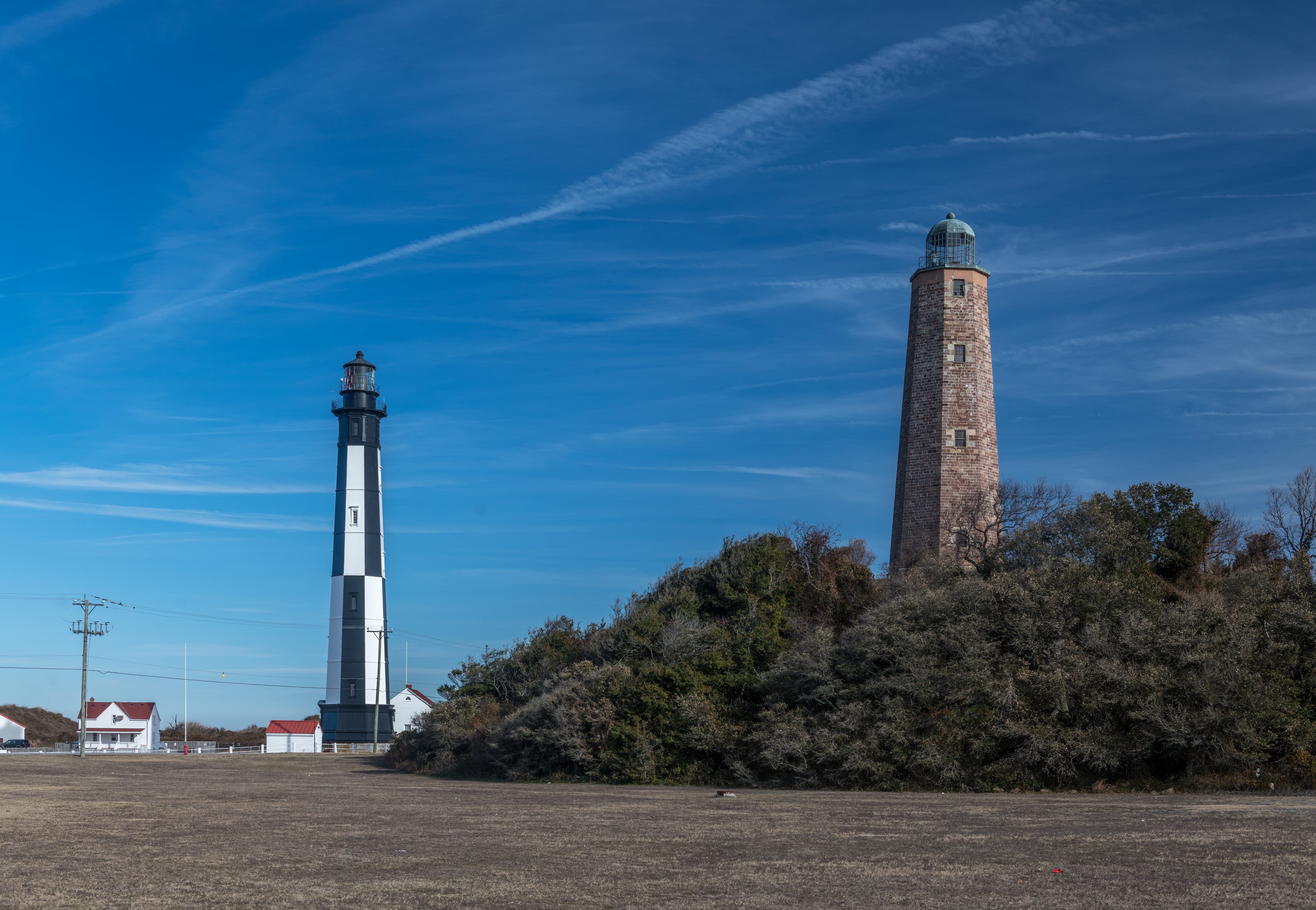 Cape Henry Lighthouses (1881 left, 1792 right)