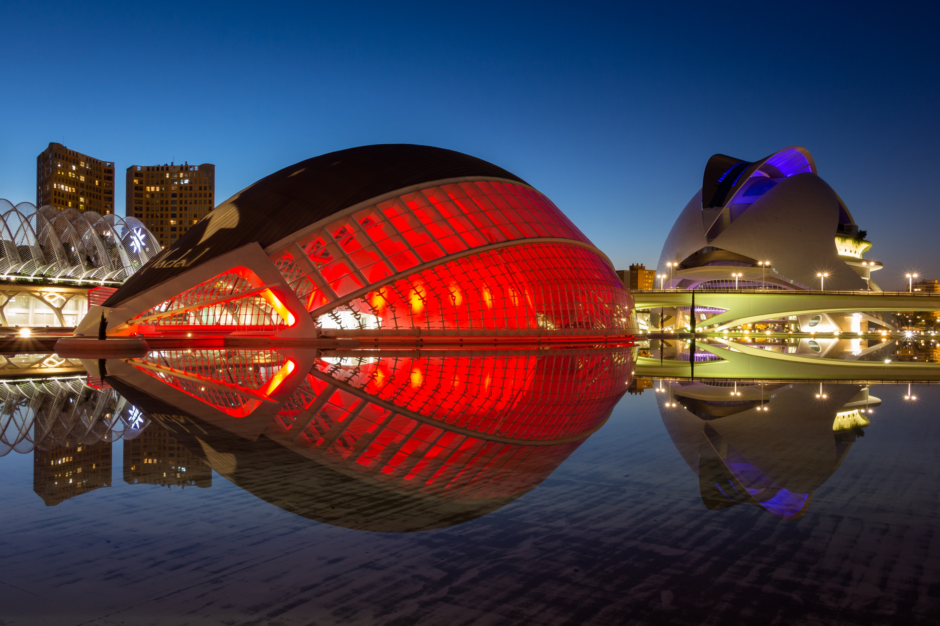 CiutatArts Navidad BlueHour