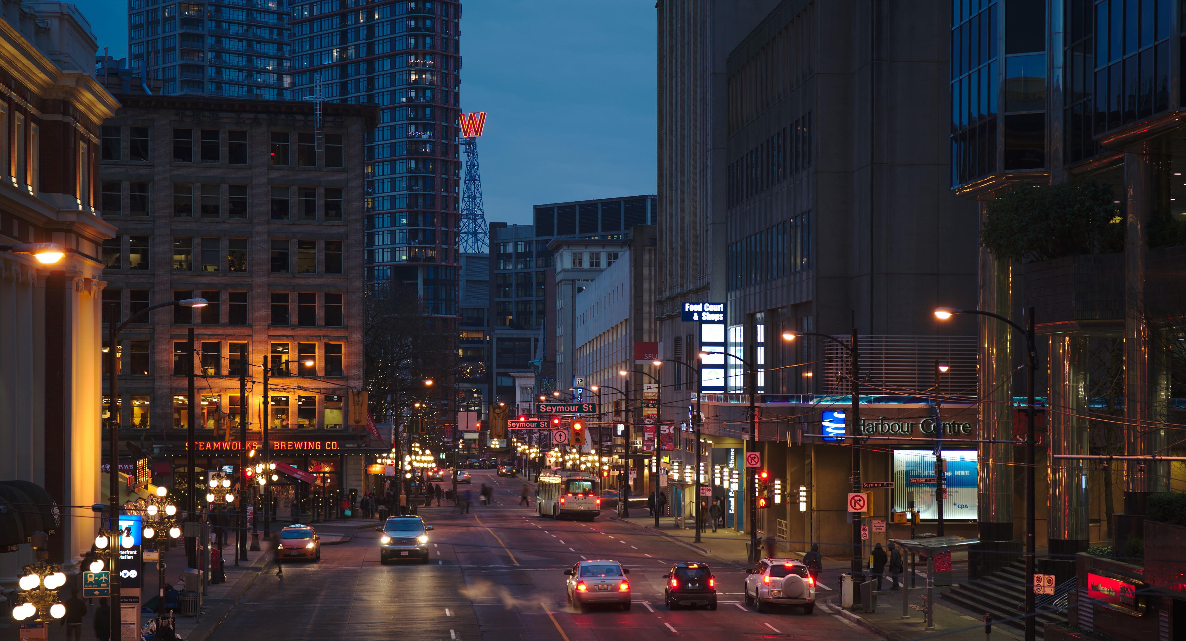 Cordova Street, 2016 Blue Hour
