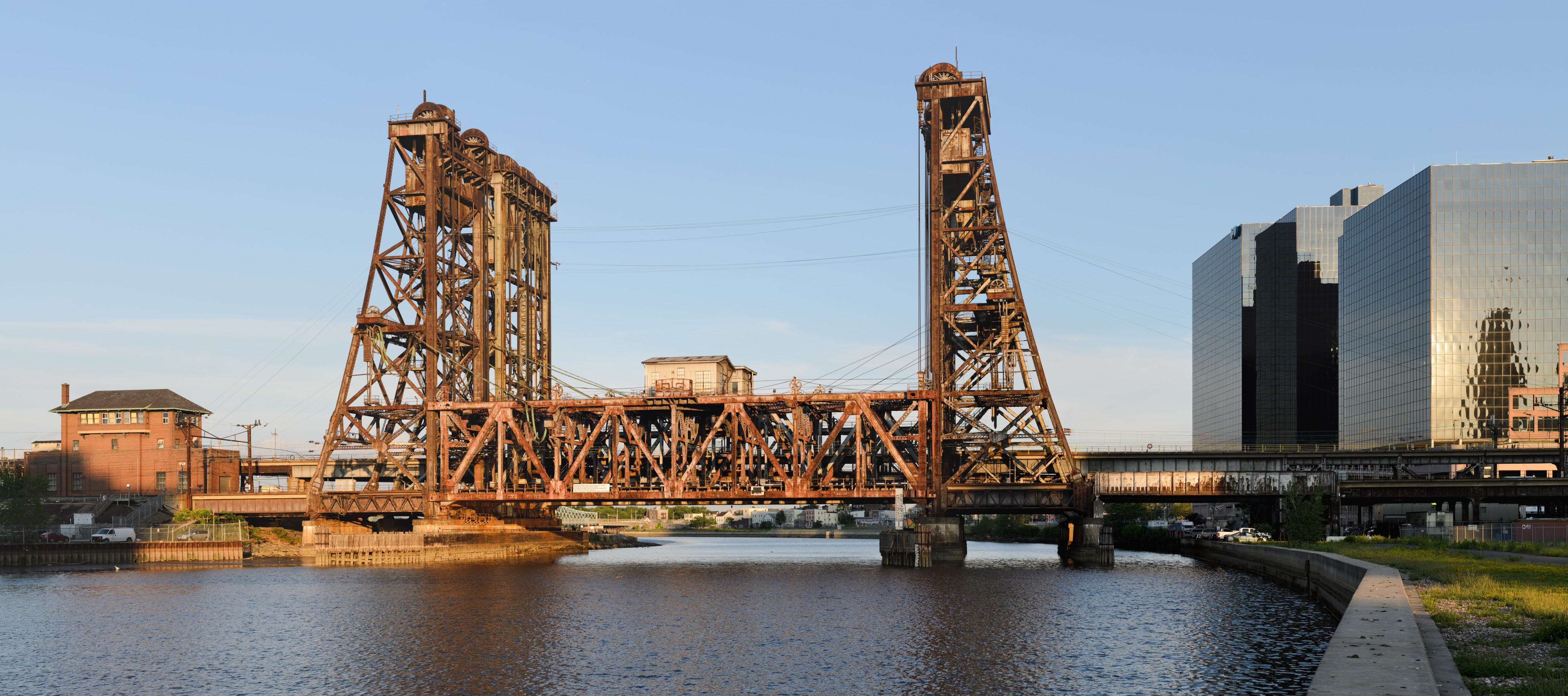 Dock Bridge Newark June 2015 panorama 2