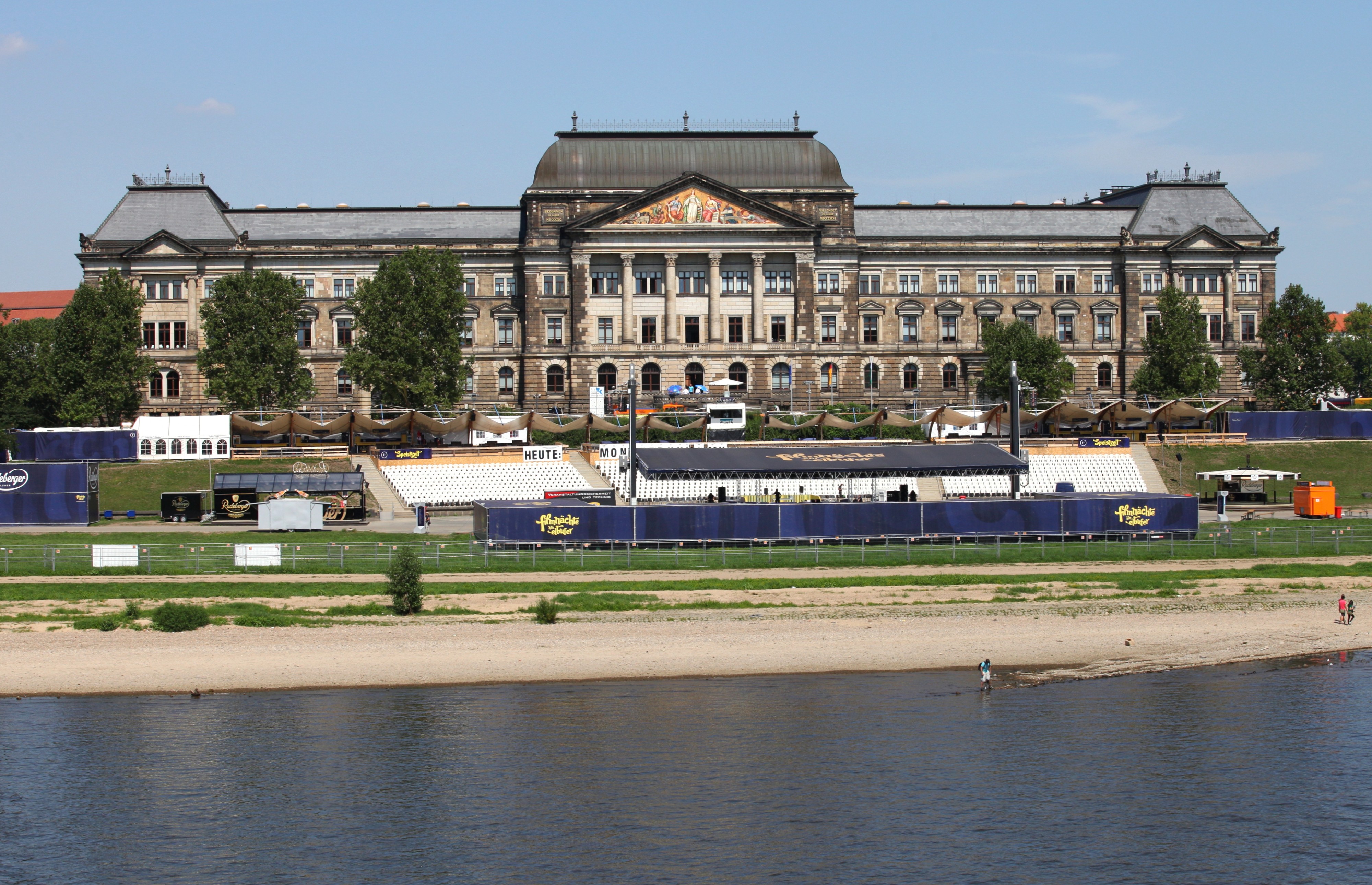 river Elbe in Dresden, Germany, Europe, August 2013, picture 6