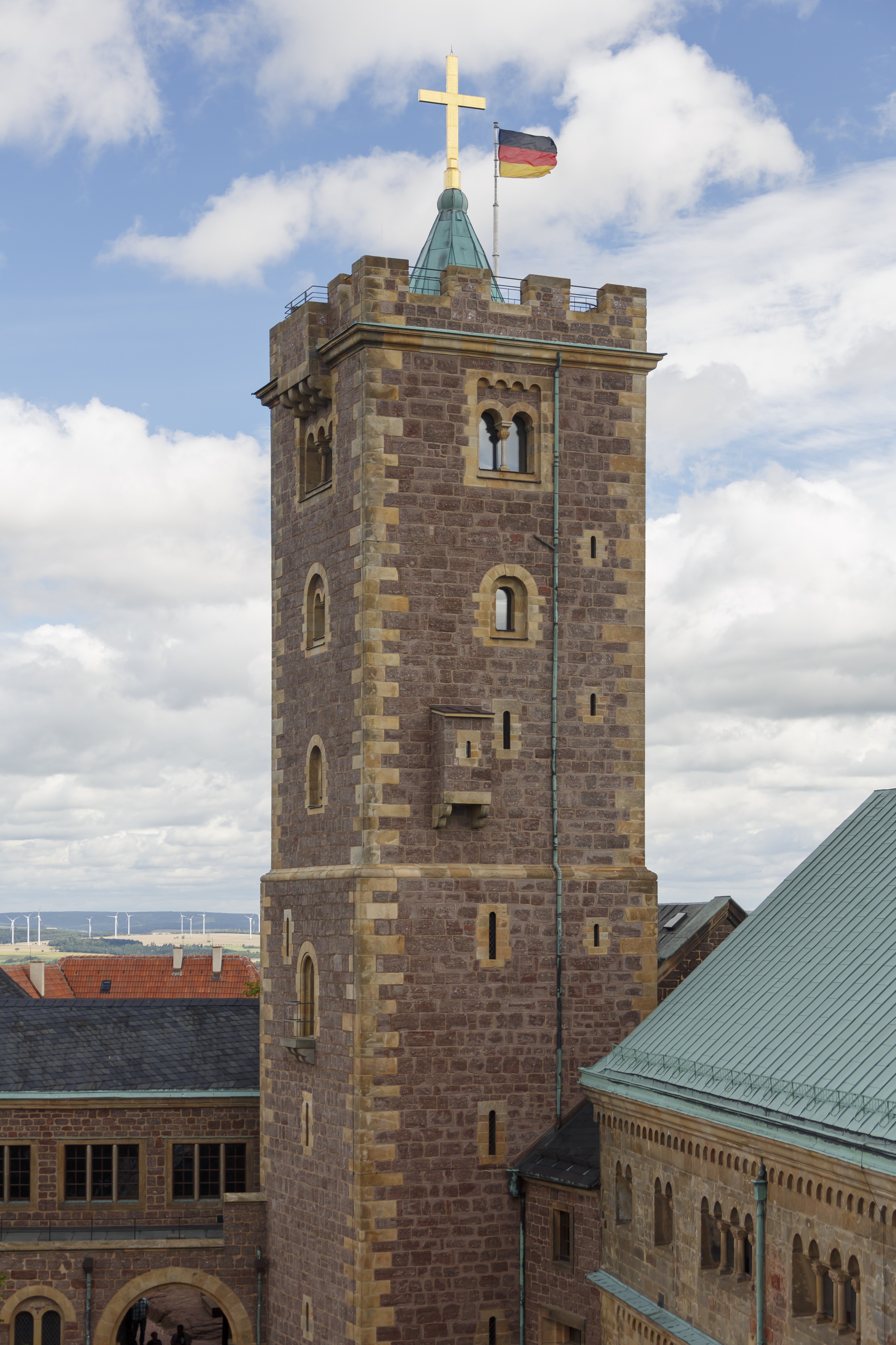 Eisenach Germany Bergfried-of-Wartburg-Castle-01