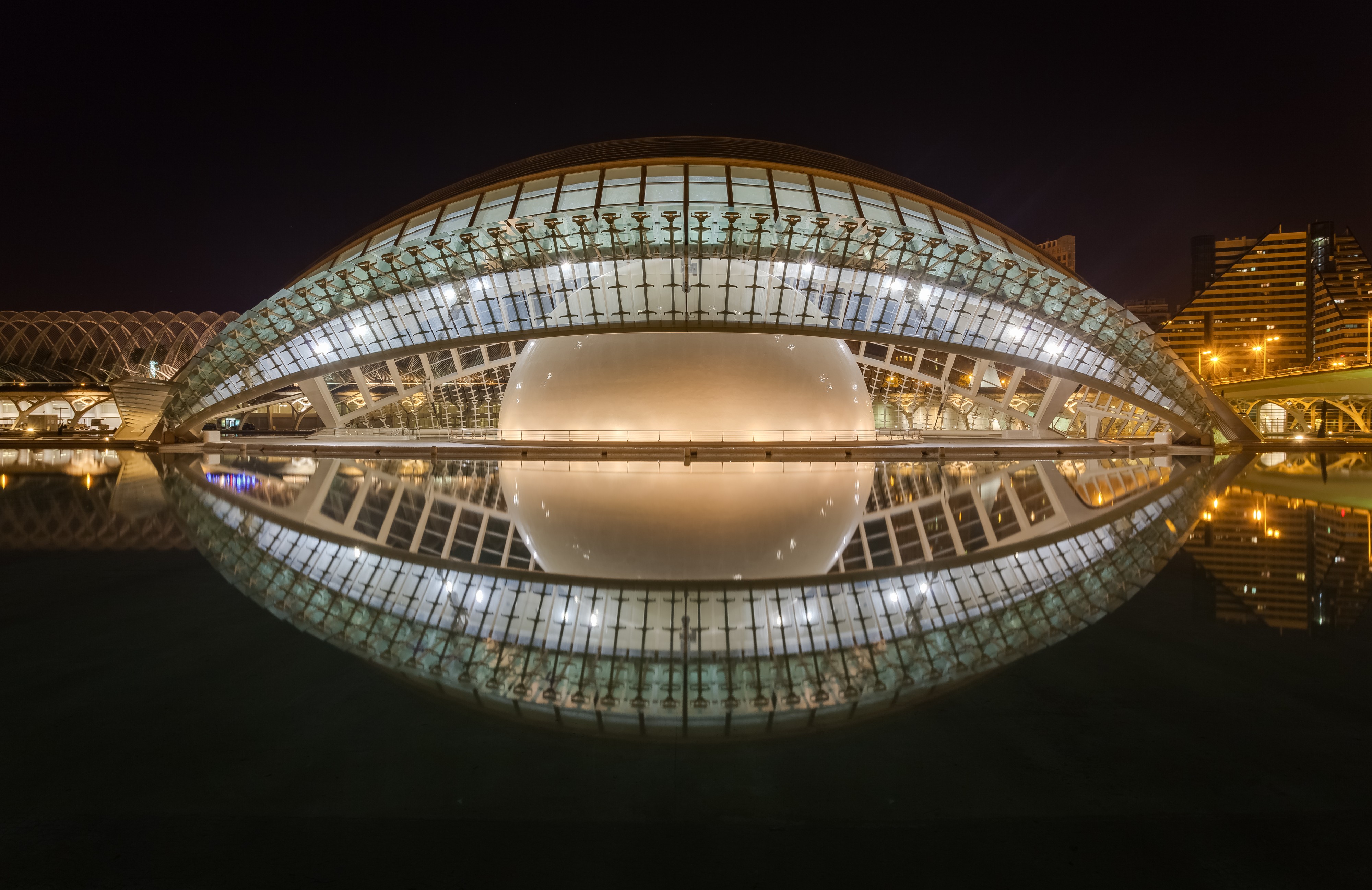El Hemisférico, Ciudad de las Artes y las Ciencias, Valencia, España, 2014-06-29, DD 75-77 HDR